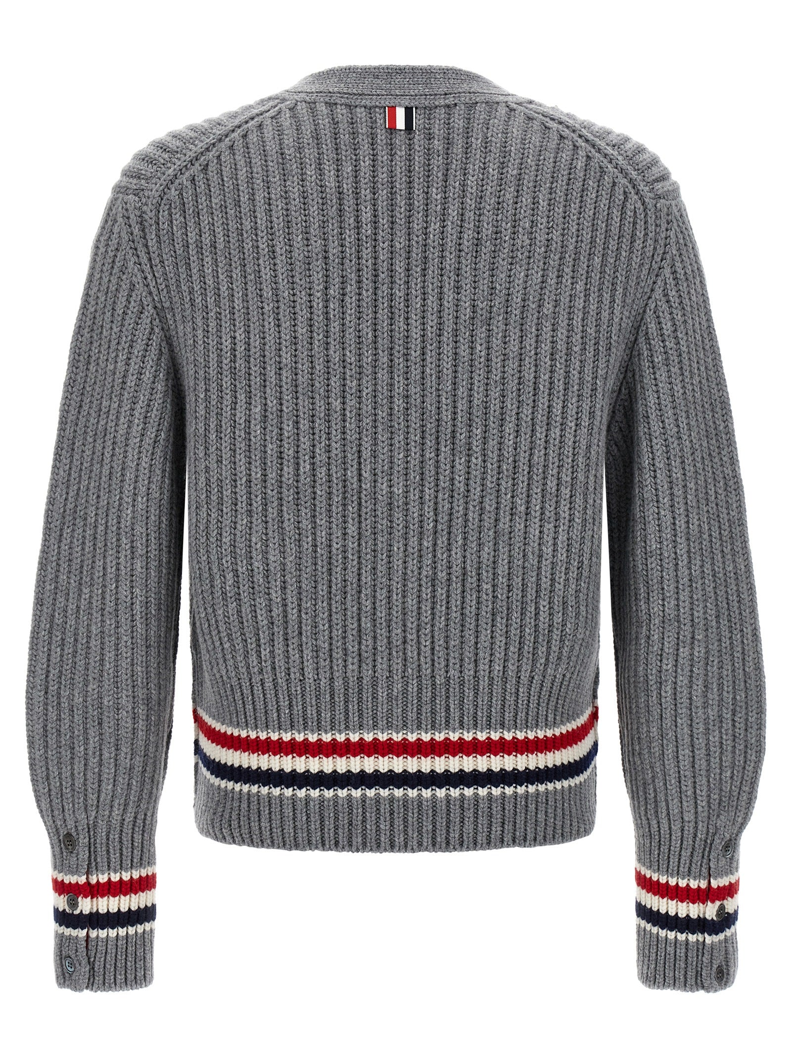 Thom Browne Gray Cashmere Cardigan