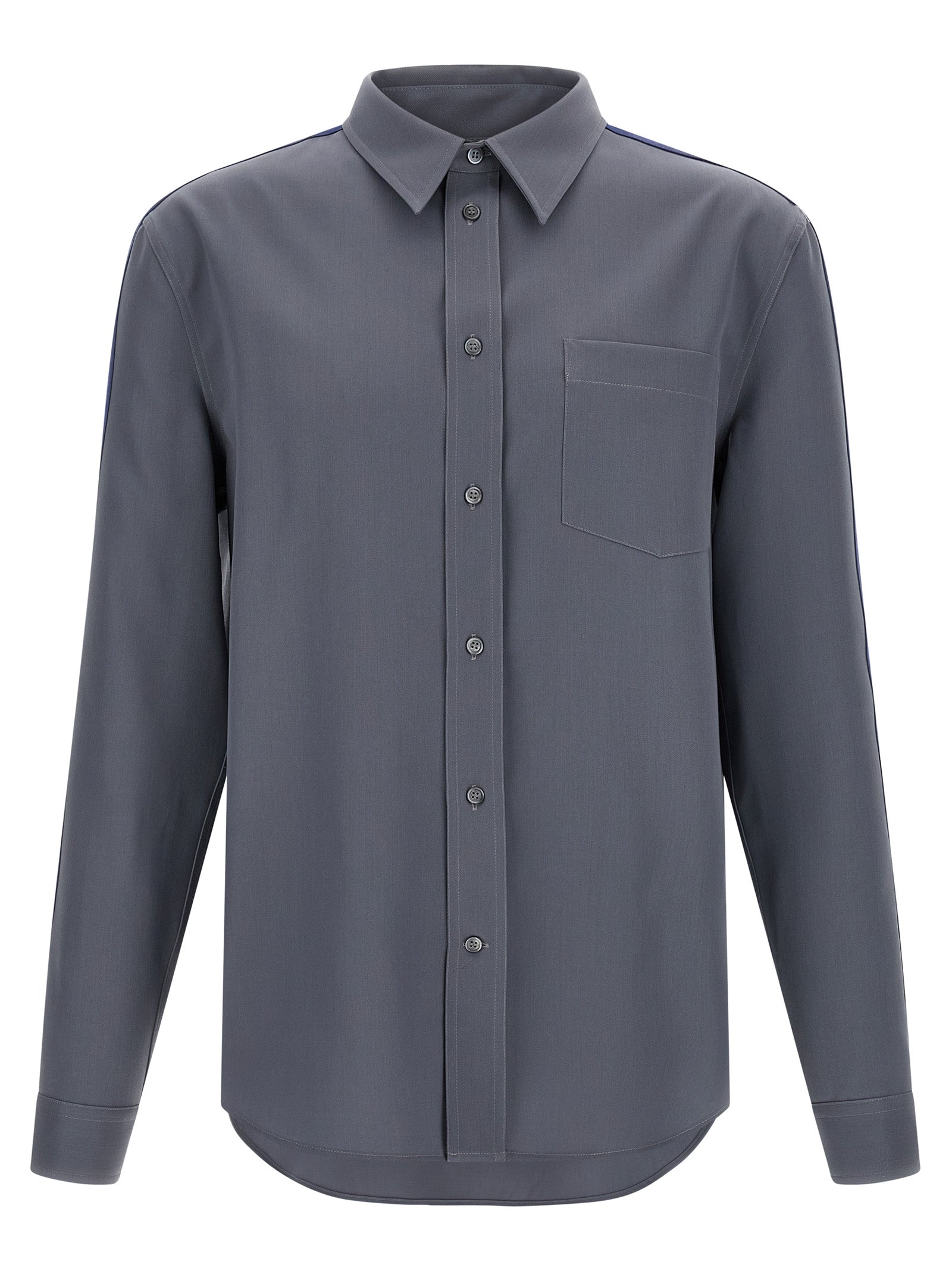 Marni Gray Virgin Wool Blouse