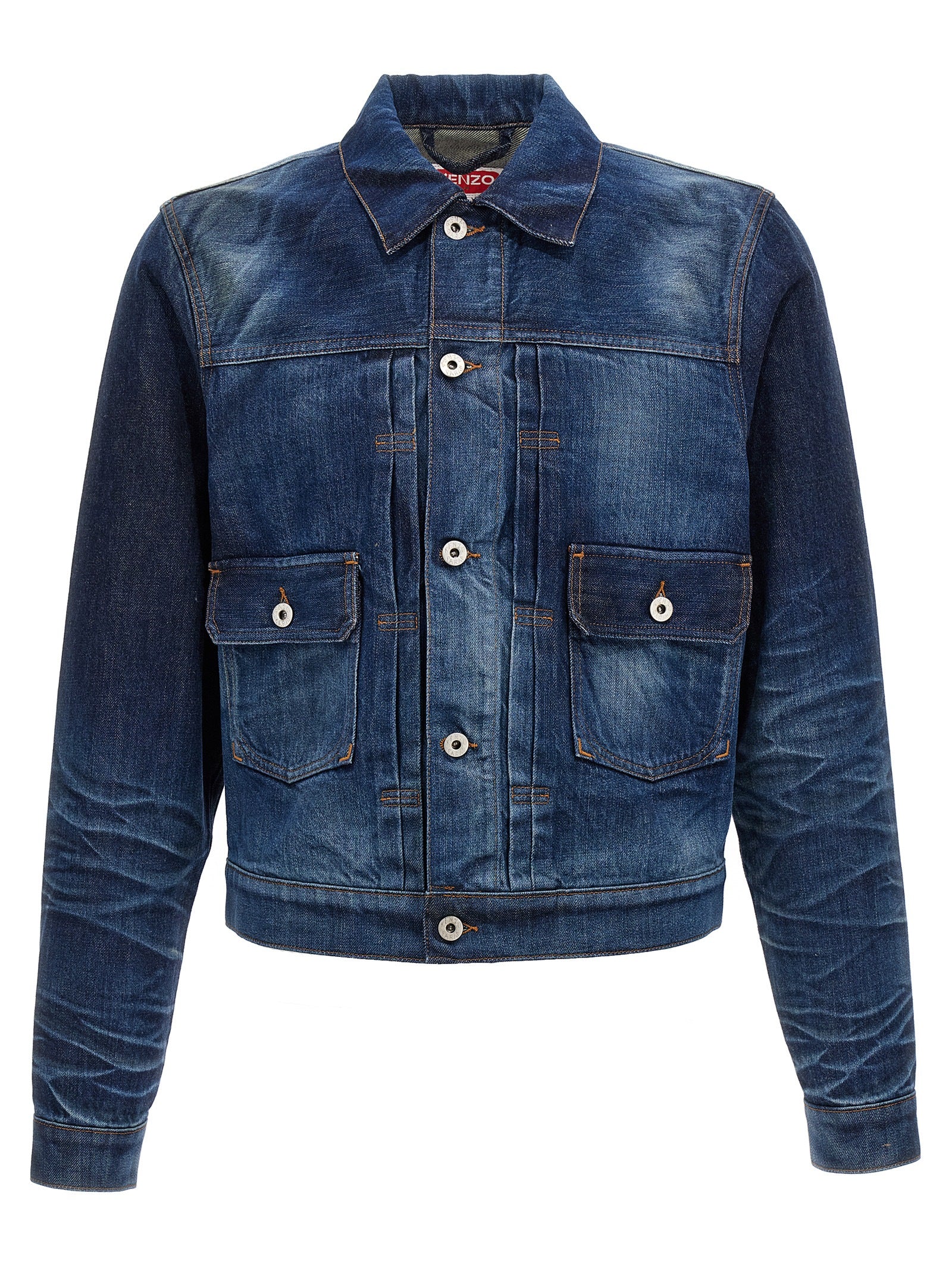 Kenzo Blue Cotton Denim Jacket