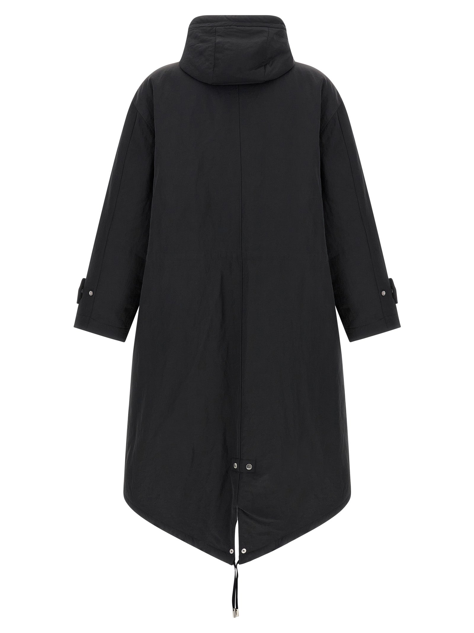 Ami Paris Gray Polyamide Parka