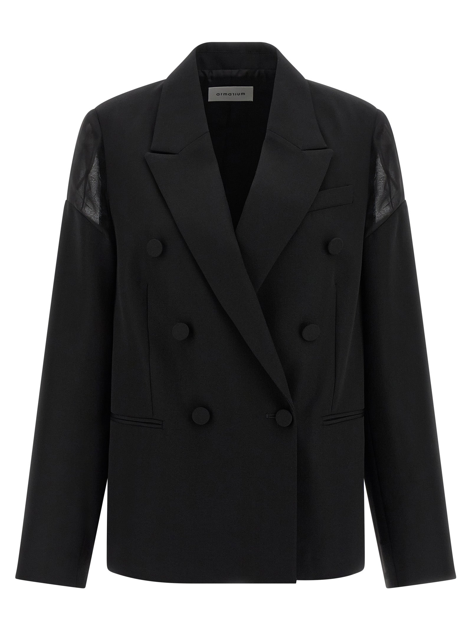 Armarium Black Virgin Wool Blazer