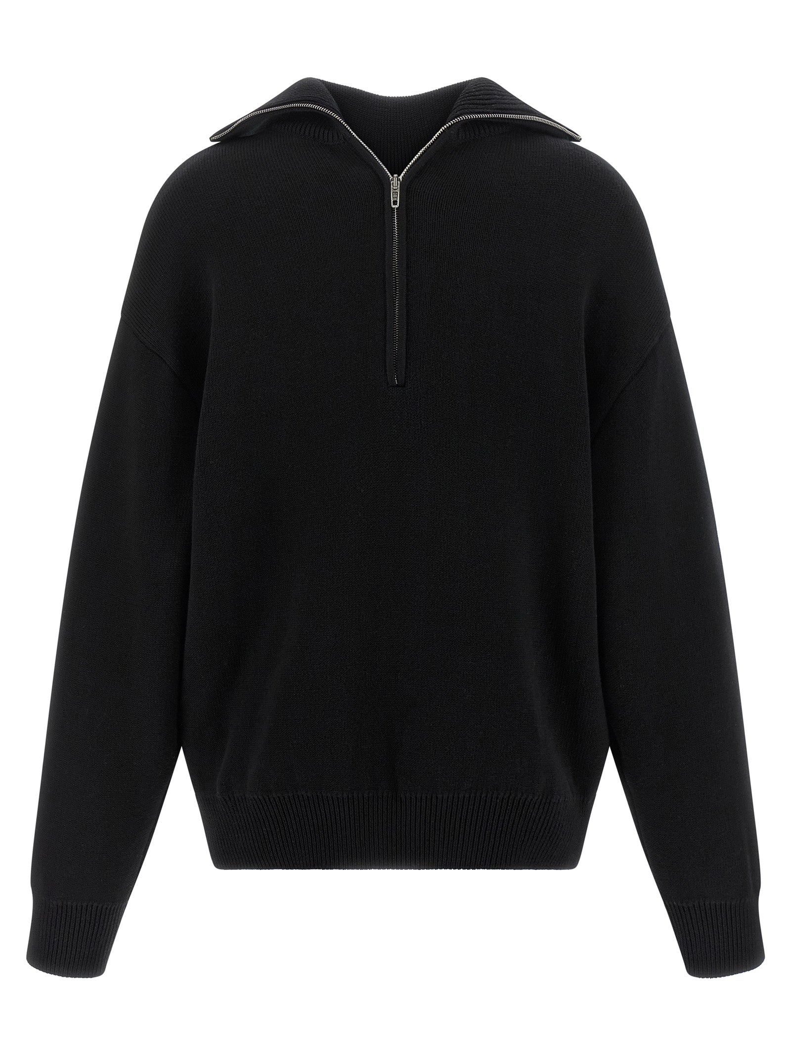 Balenciaga Black Cotton Cardigan