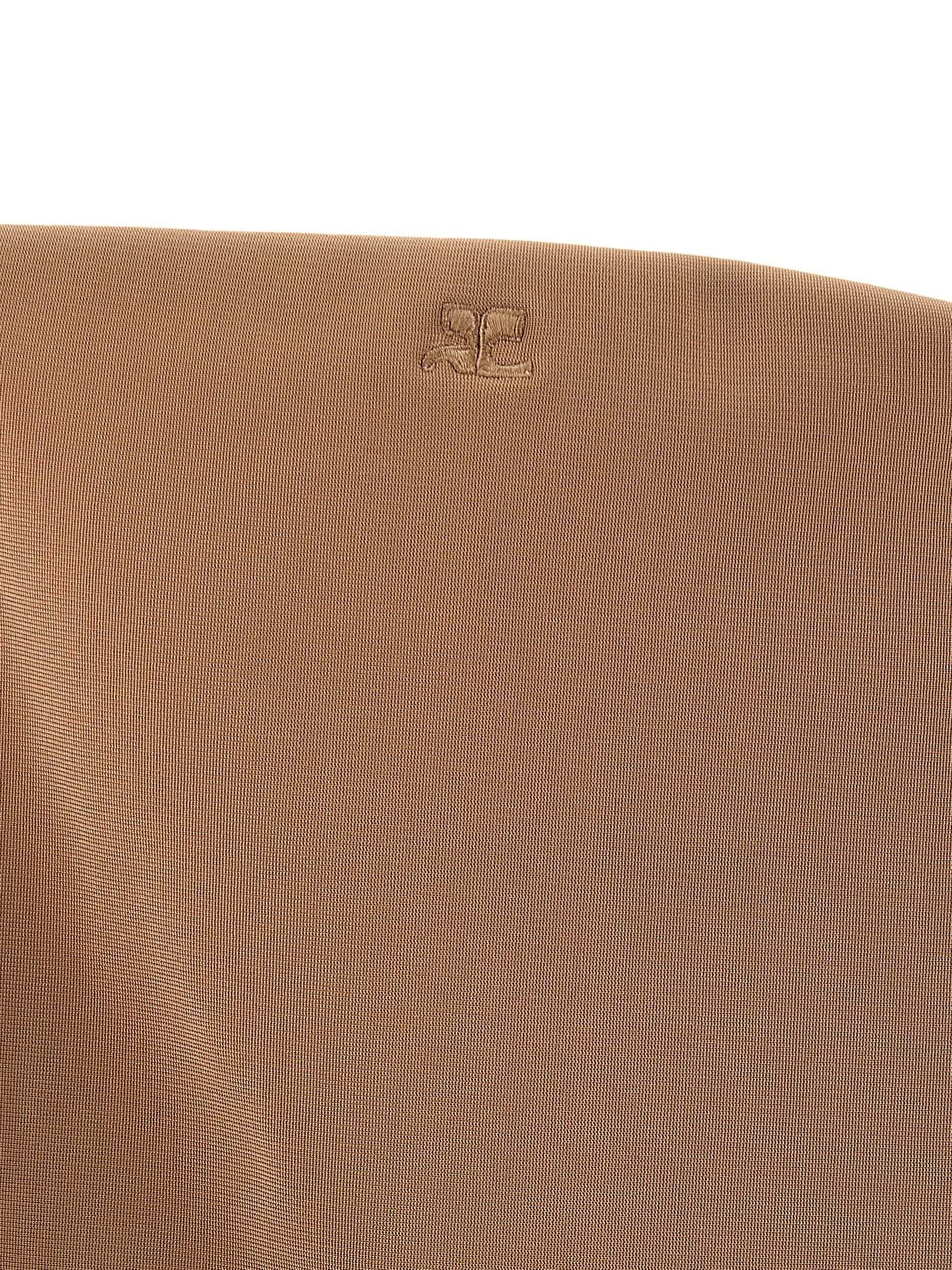 Courrèges Beige Viscose Bodysuit