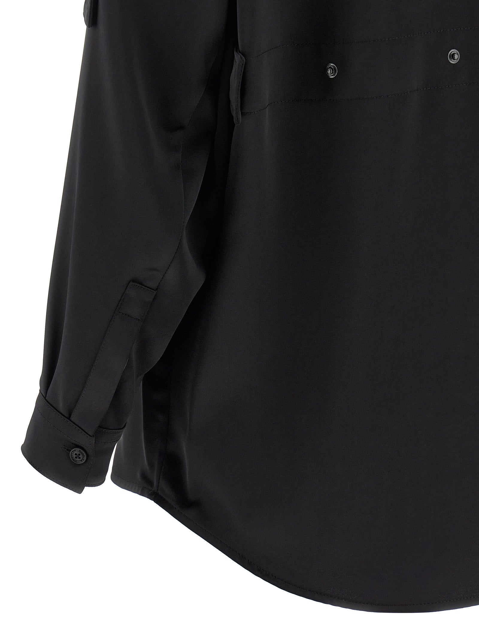 MONCLER GENIUS Black Polyester Blouse