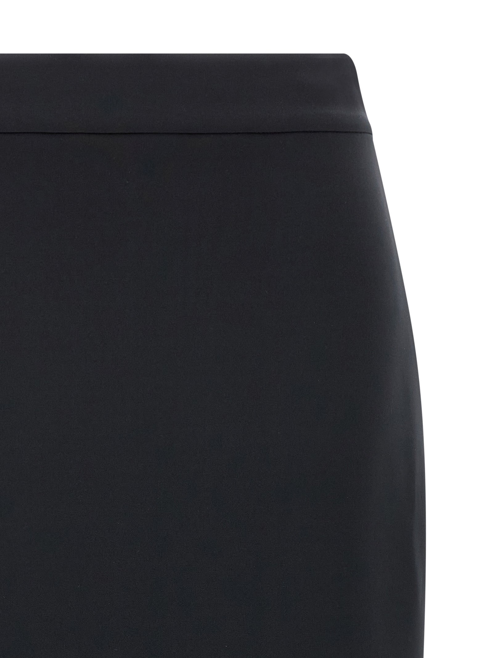 MONCLER GENIUS Black Polyester Midi Skirt