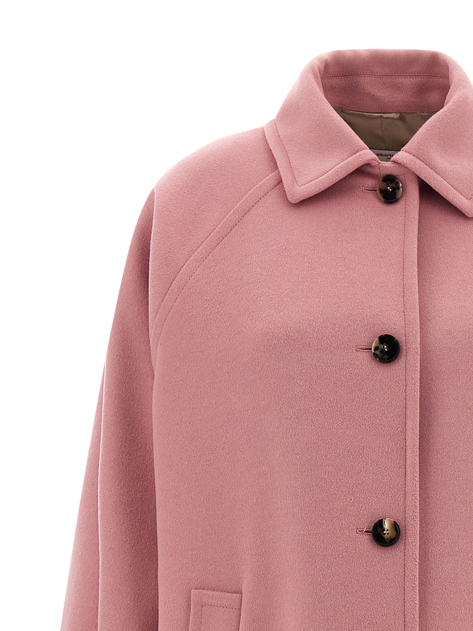 Alberto Biani Multicolor Virgin Wool Coat