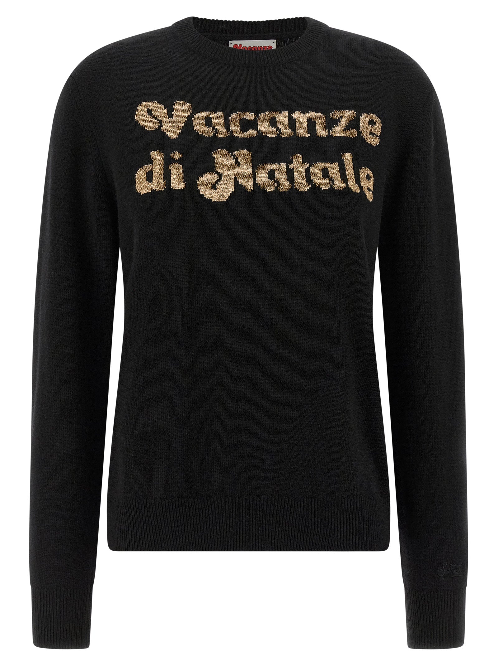 MC2 Saint Barth Black Wool Cardigan