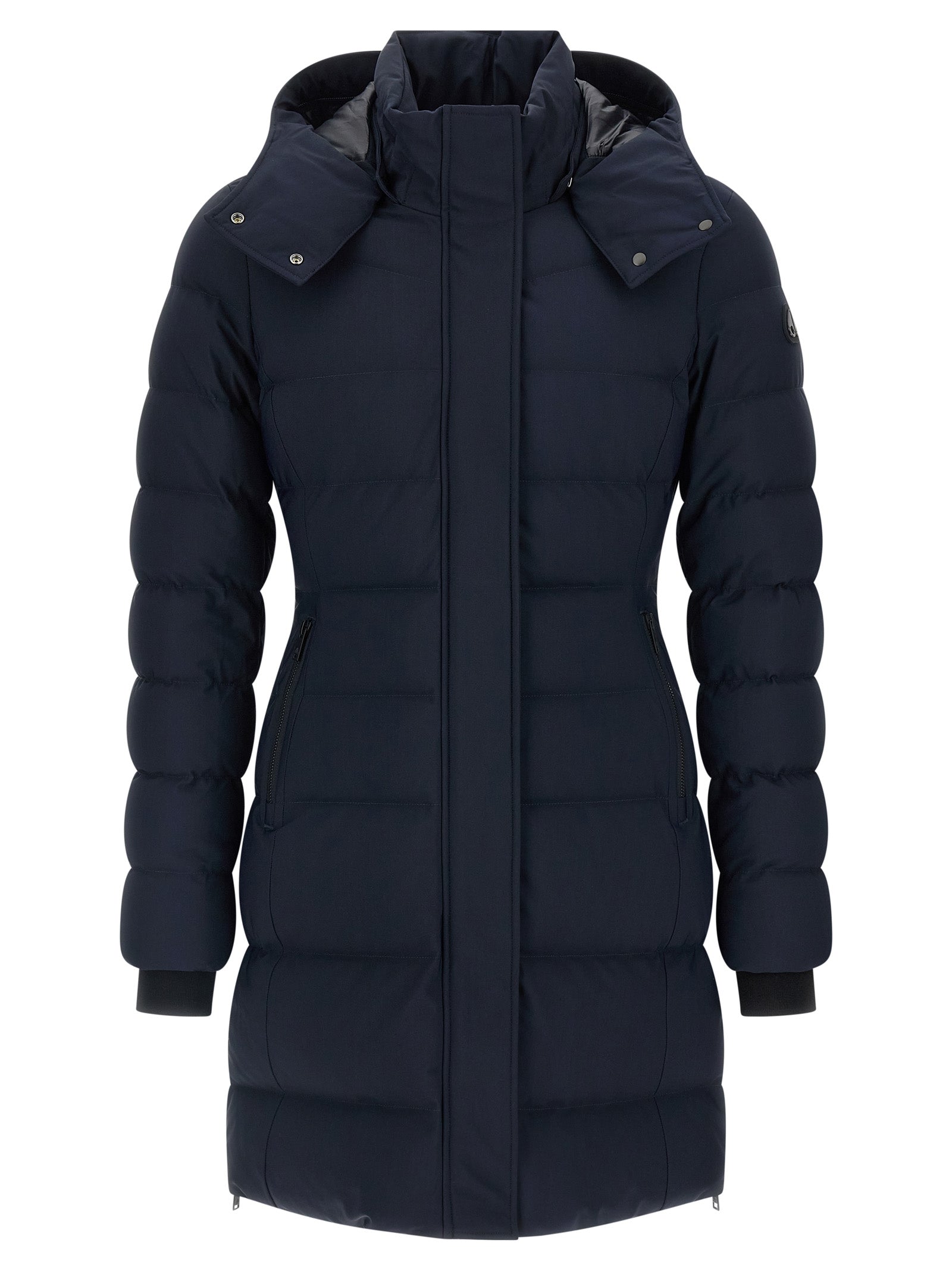 Moose Knuckles Blue Nylon Parka