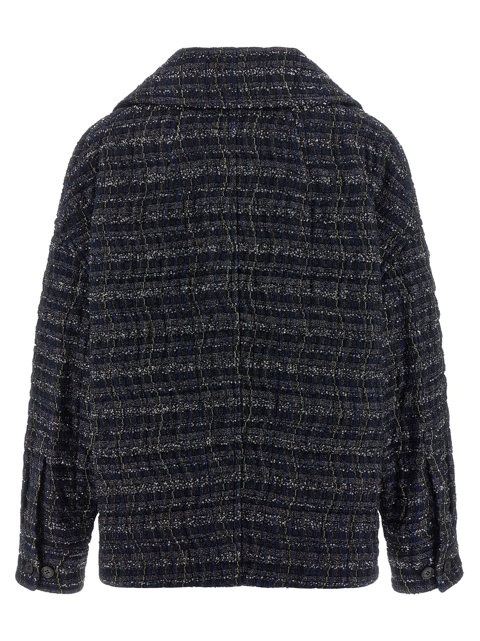 Missoni Blue Viscose Coat