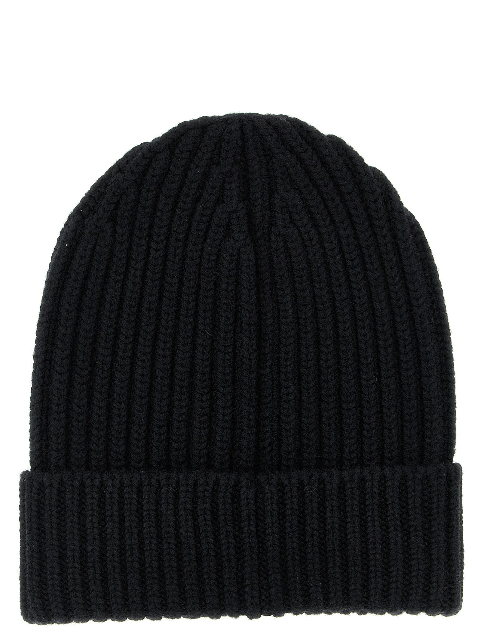 Dolce & Gabbana Black Wool Beanie