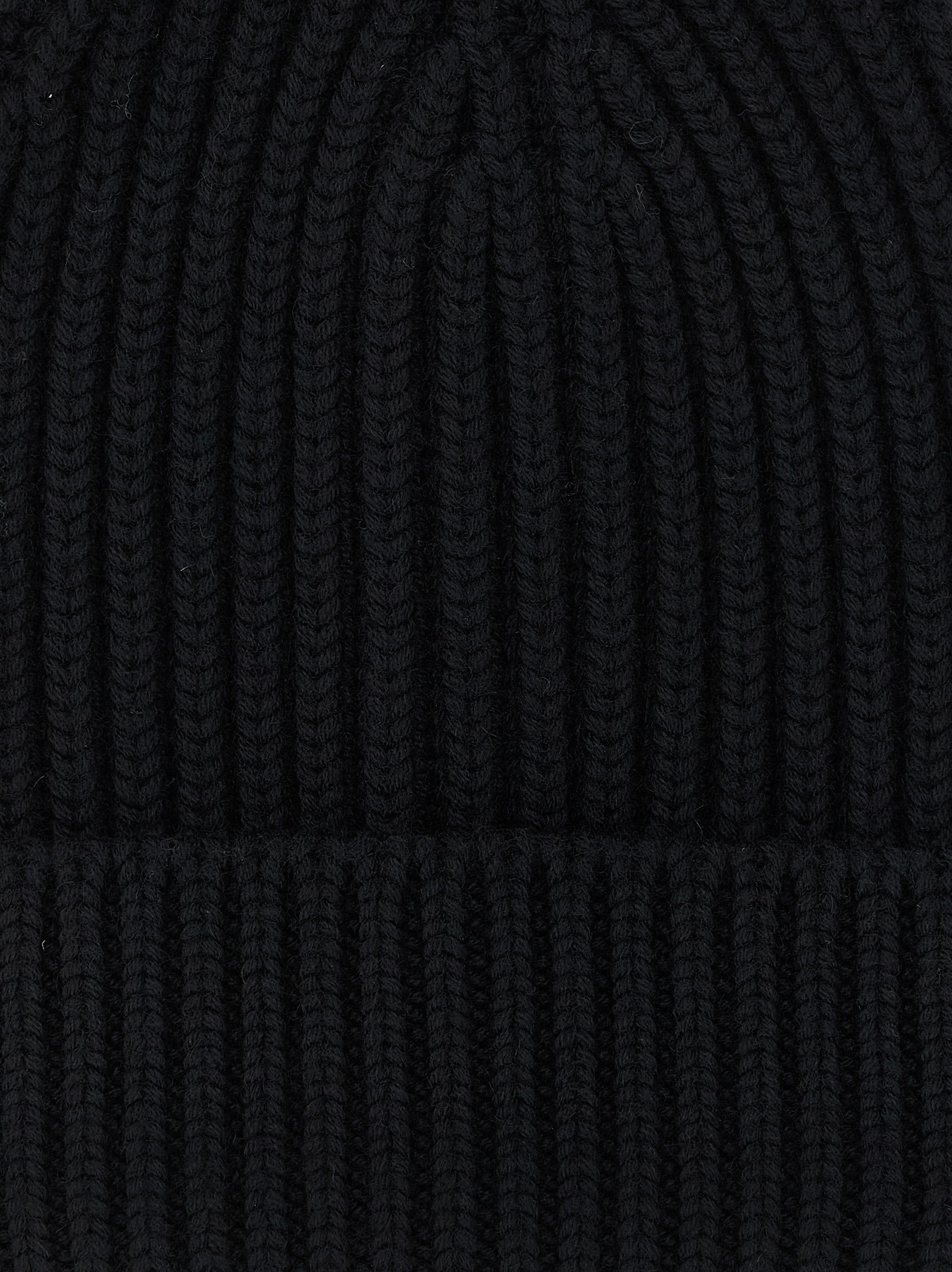 Dolce & Gabbana Black Wool Beanie