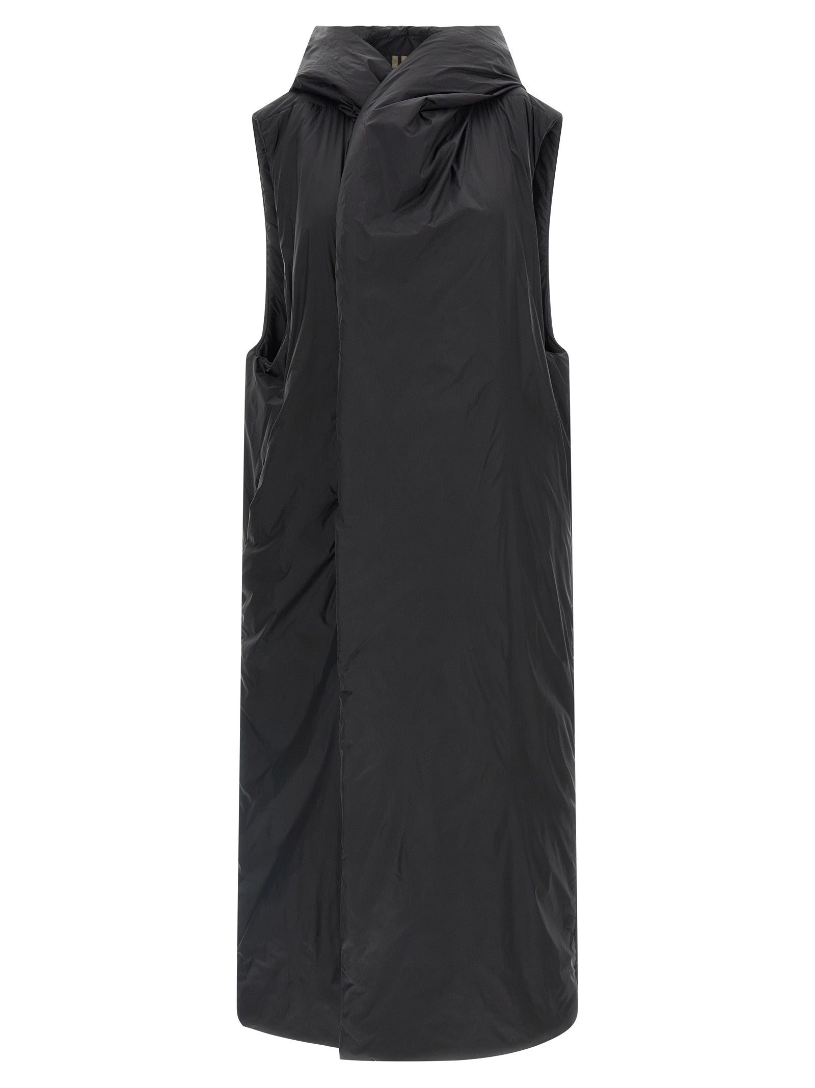DRKSHDW Black Nylon Sleeveless Jacket