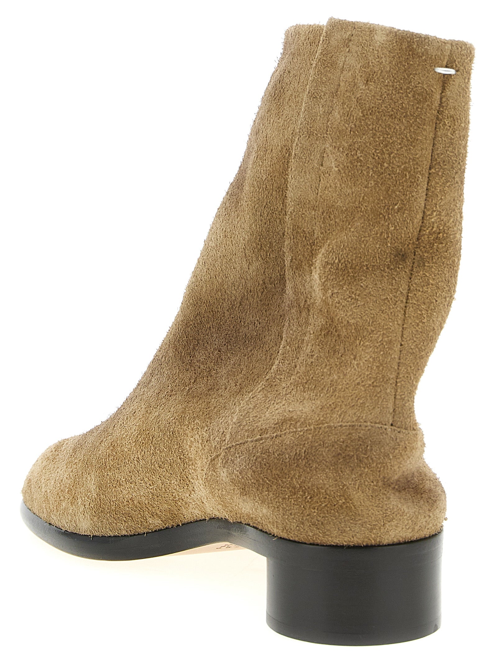 Maison Margiela Beige Calfskin Ankle Boots