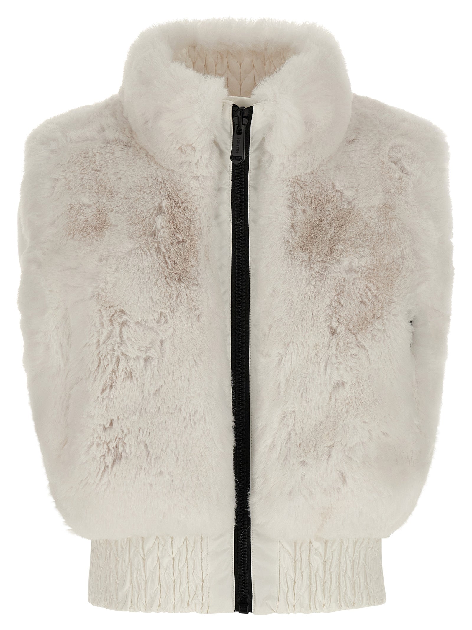 GOLDBERGH White Polyester Sleeveless Jacket