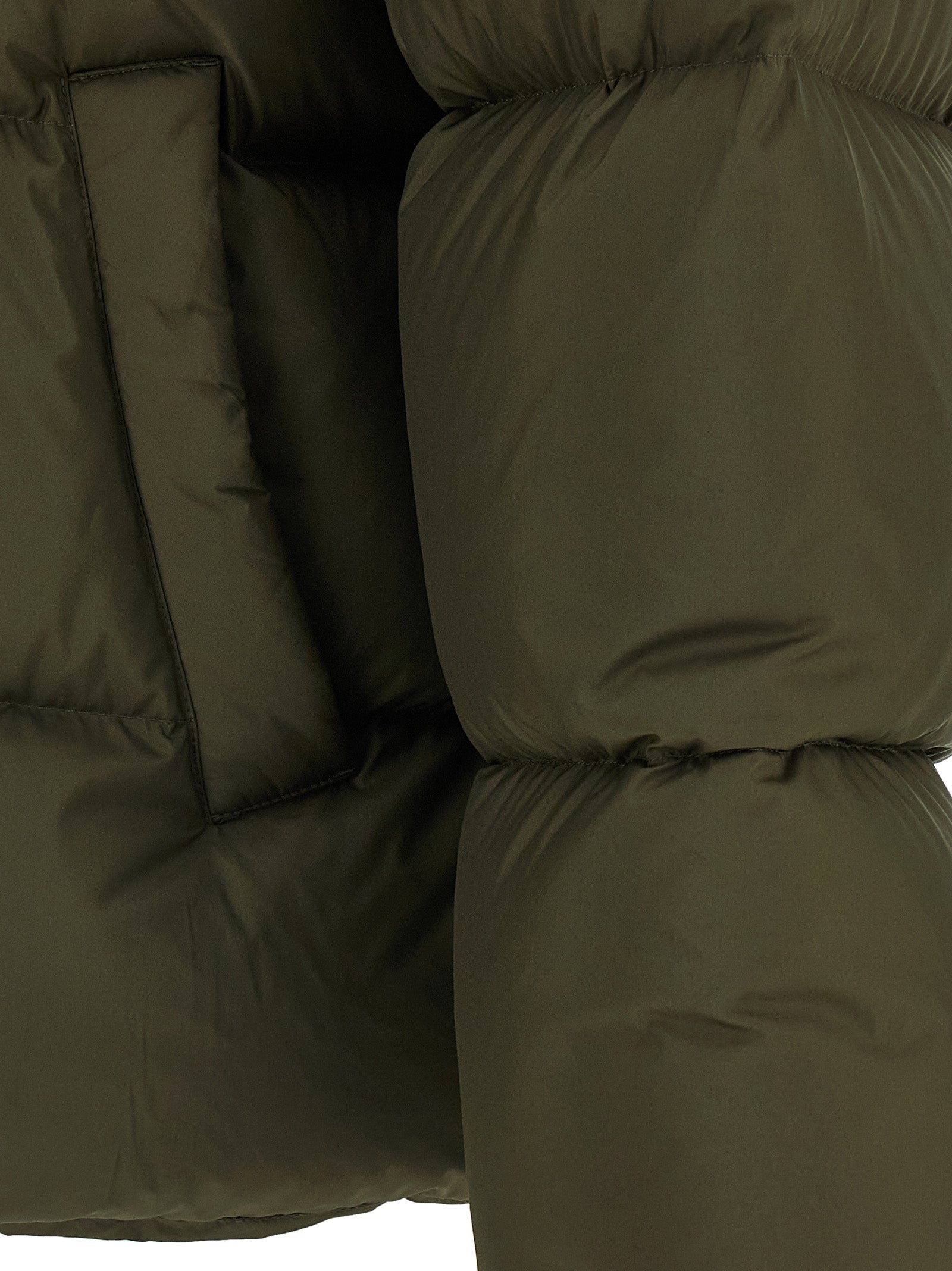 Saint Laurent Bicolor Polyester Full-Length Jacket