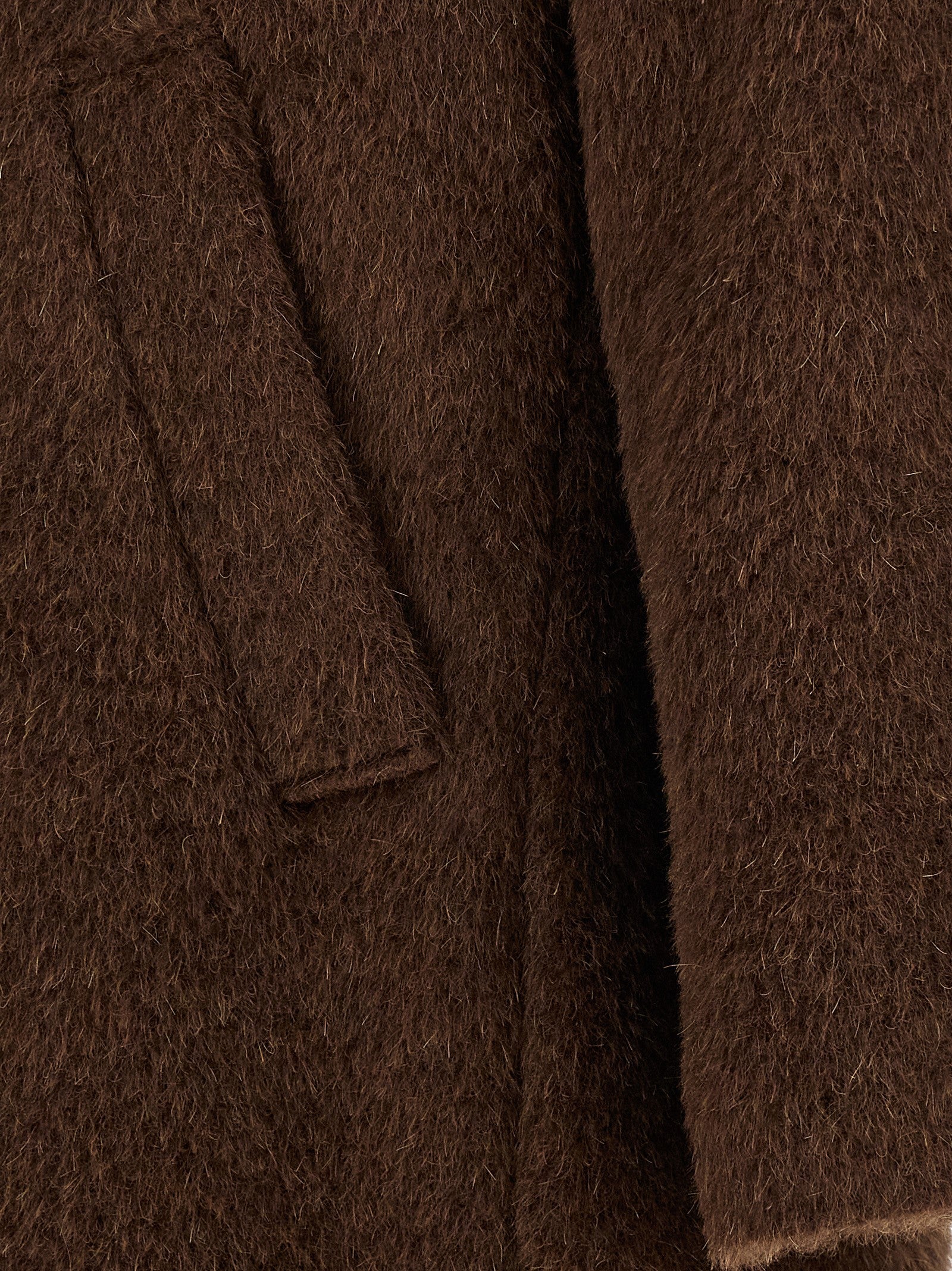 SÉFR Brown Wool Coat