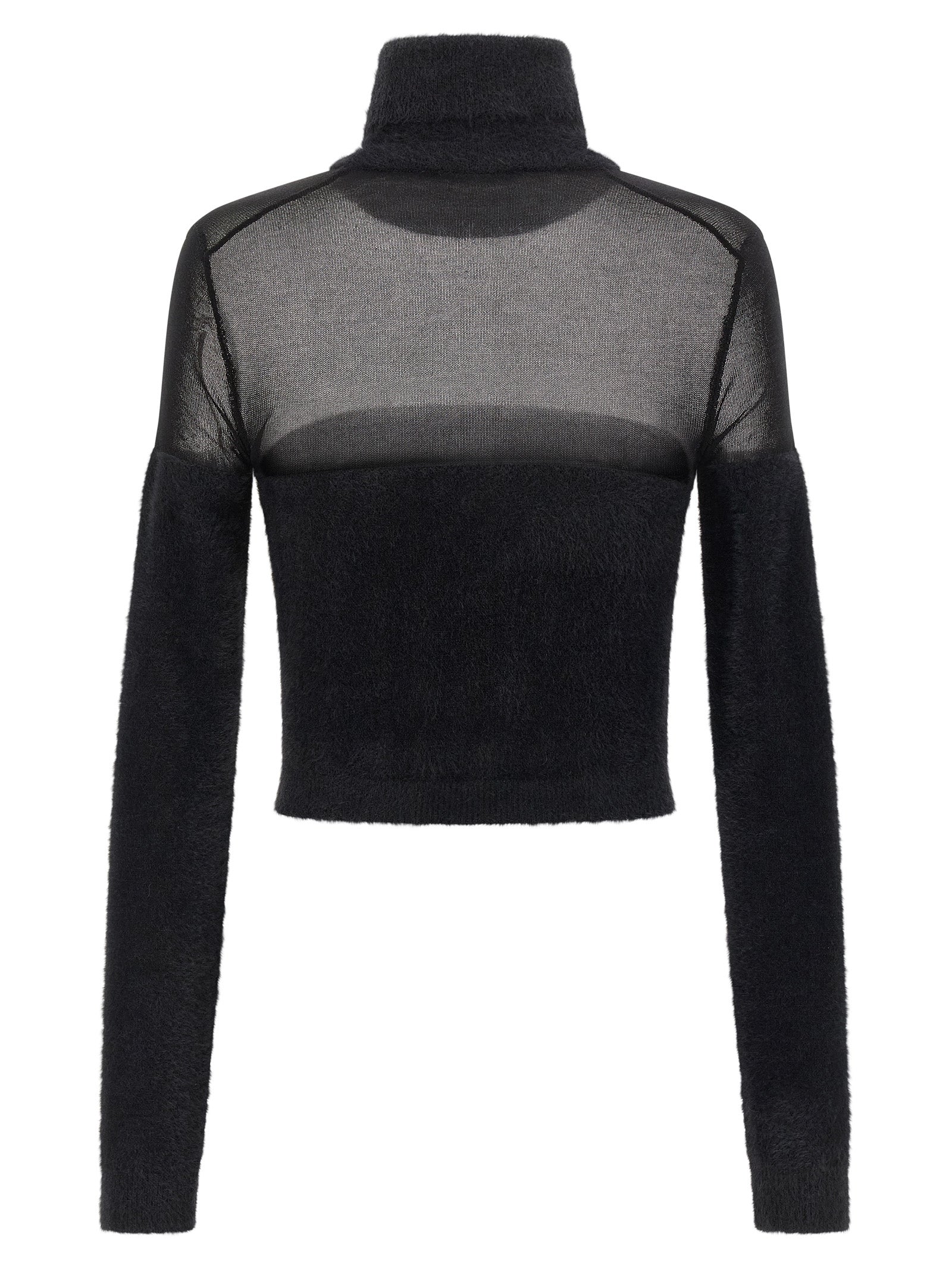 Elisabetta Franchi Black Polyamide Cardigan