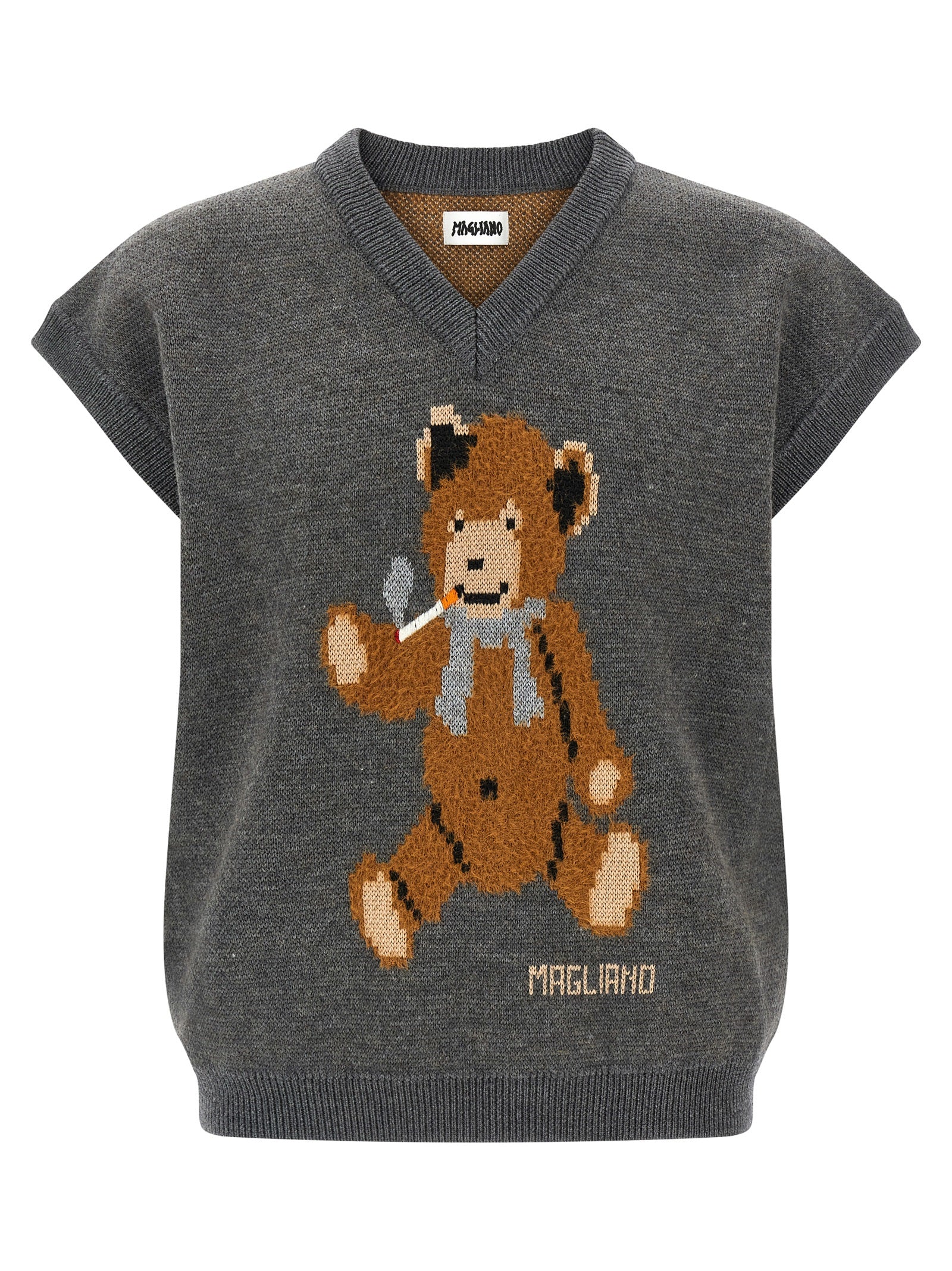Magliano Gray Wool Sweatshirt
