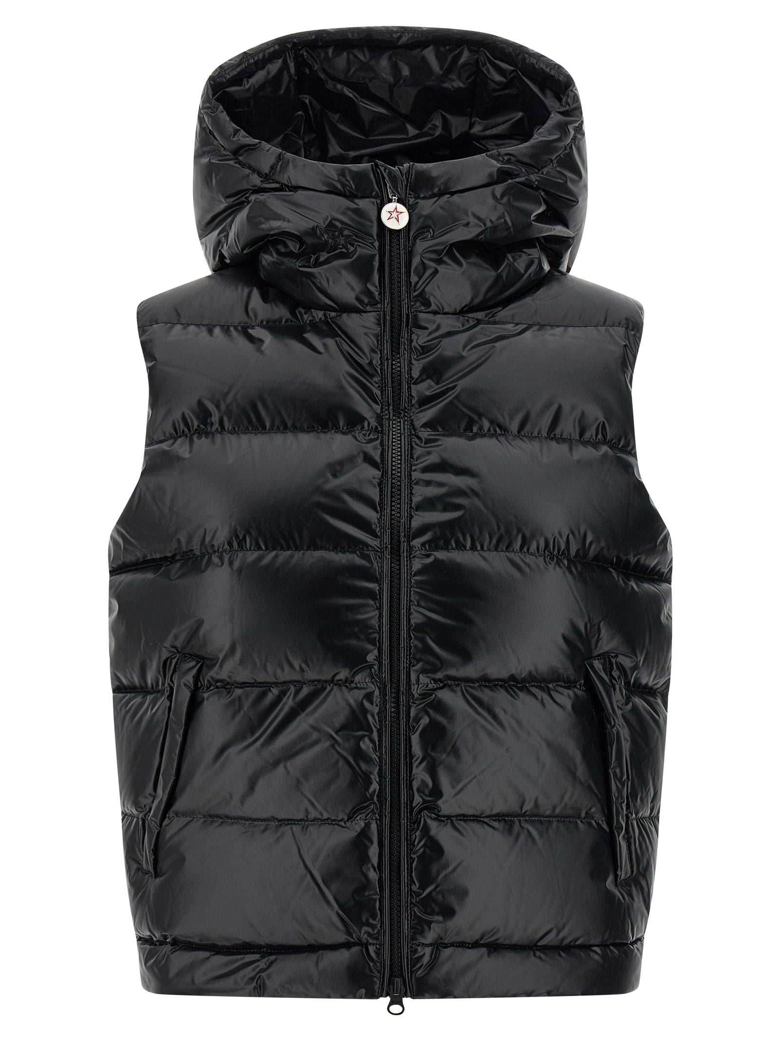 PERFECT MOMENT Black Polyamide Sleeveless Jacket