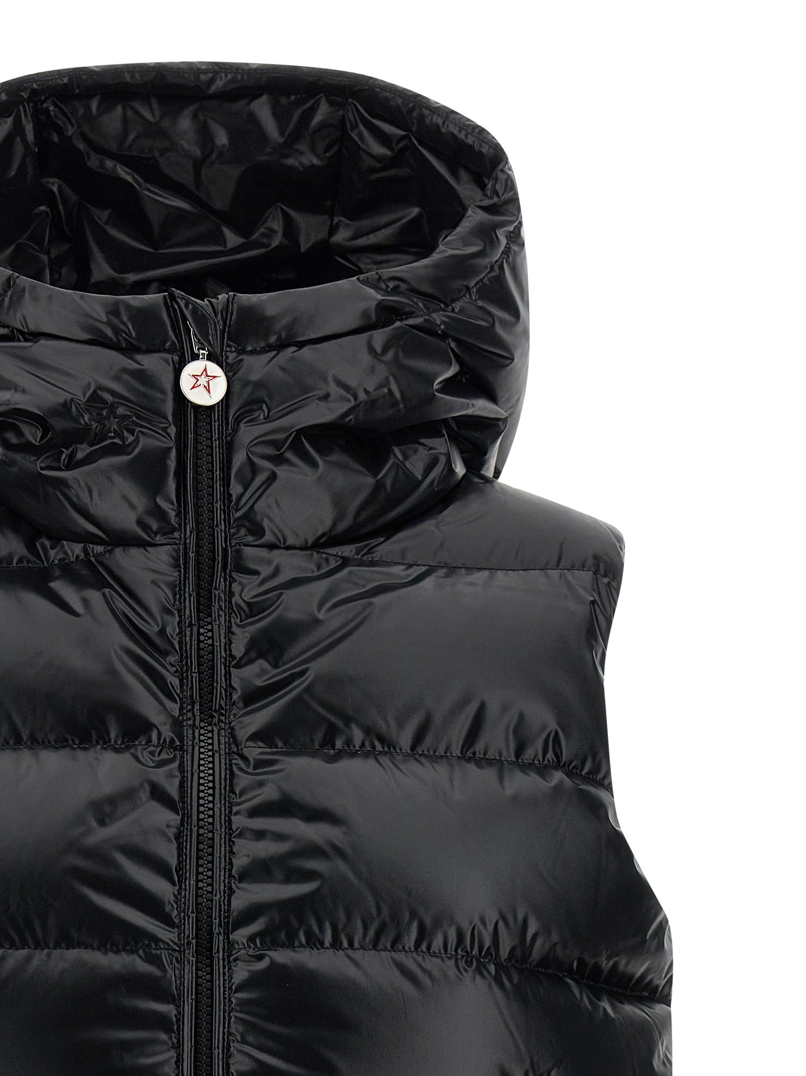 PERFECT MOMENT Black Polyamide Sleeveless Jacket