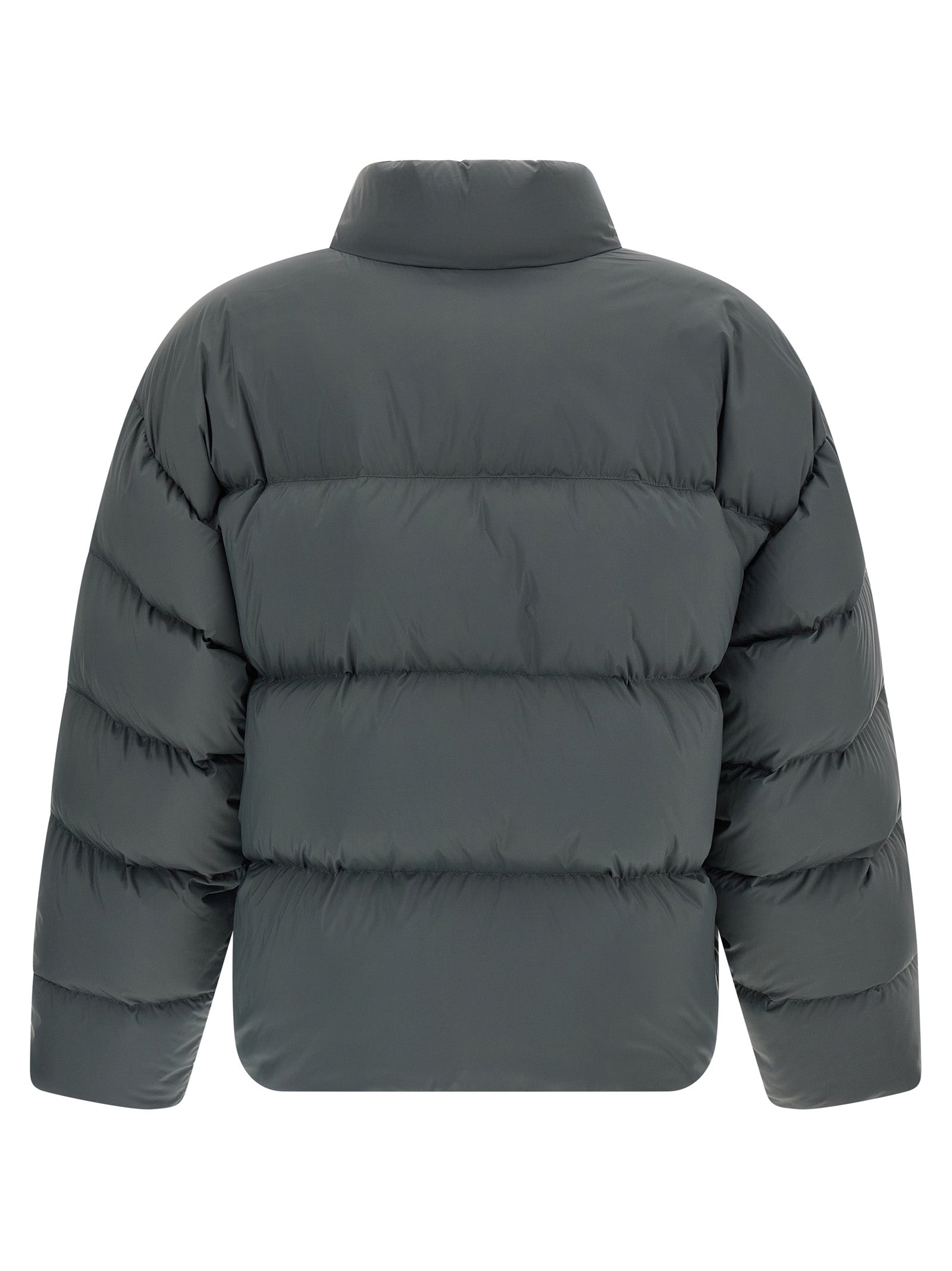 Balenciaga Gray Polyamide Full-Length Jacket