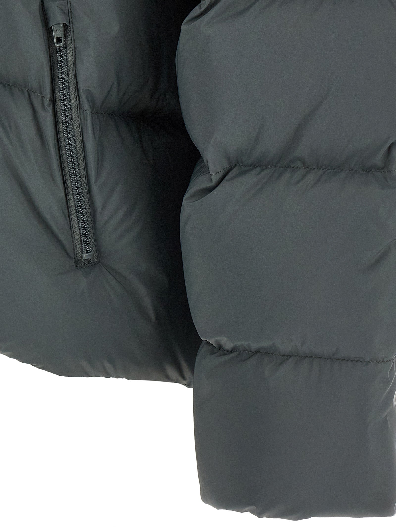 Balenciaga Gray Polyamide Full-Length Jacket