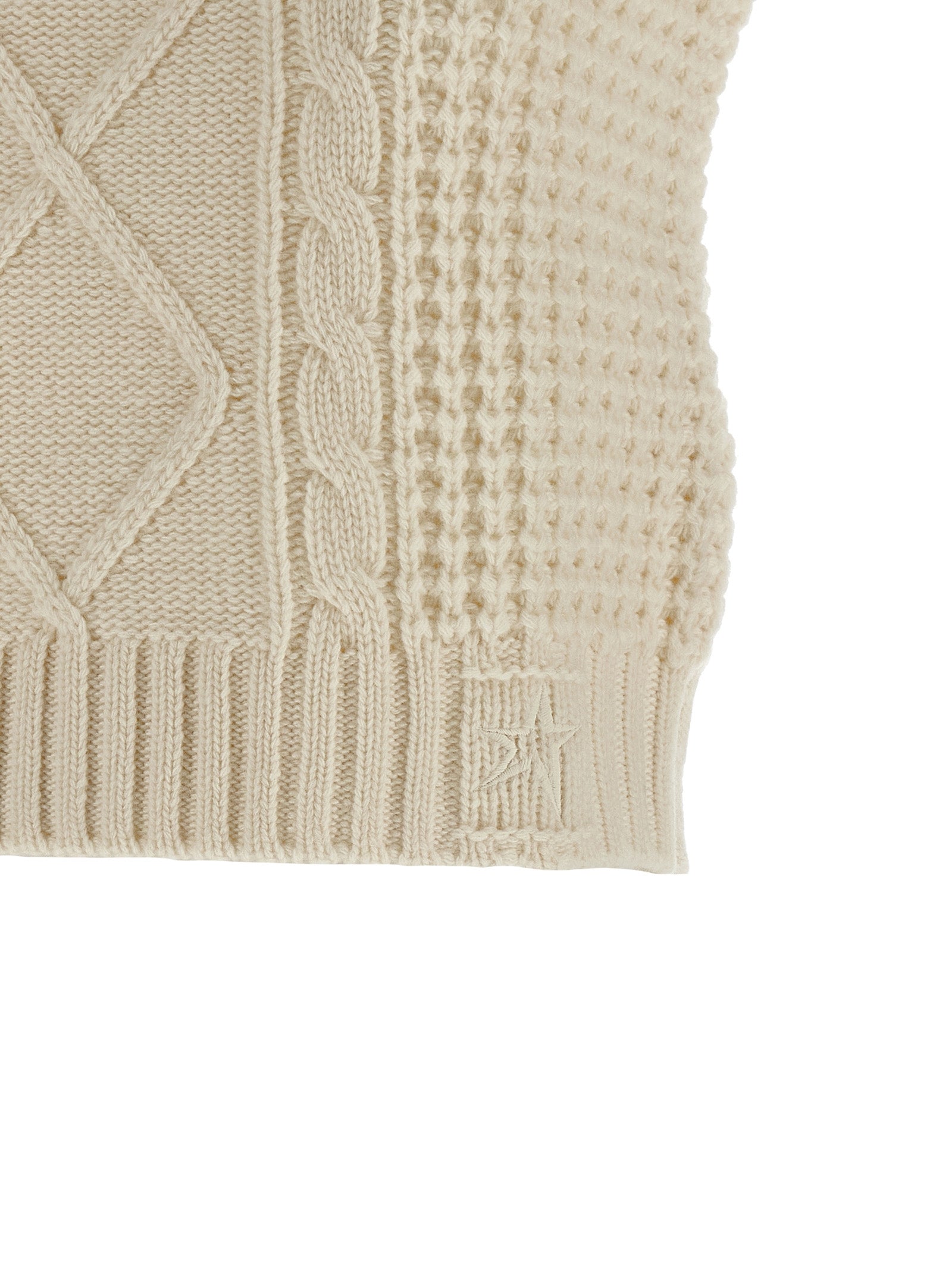 PERFECT MOMENT White Merino Wool Sleeveless Jacket