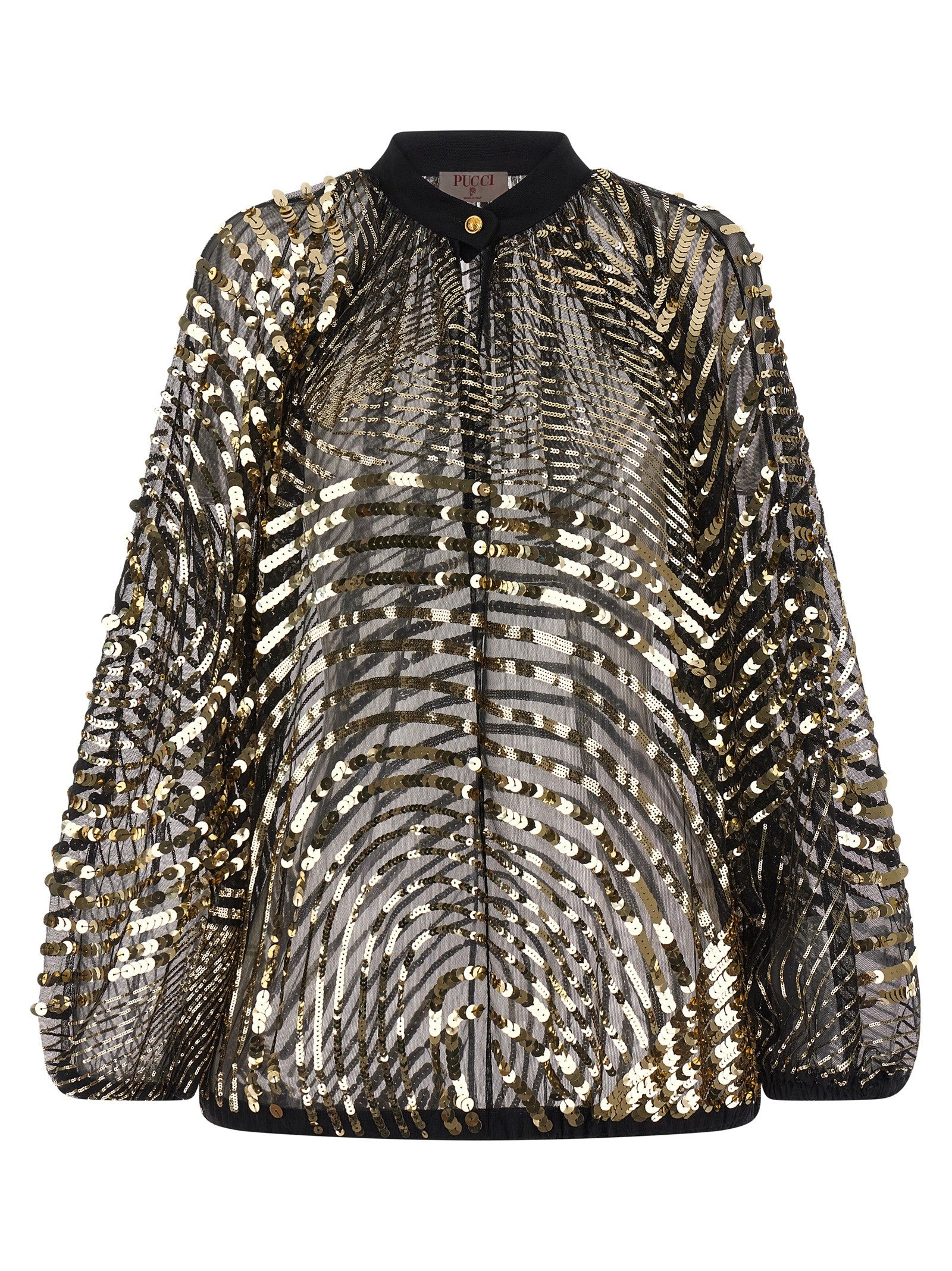 Emilio Pucci Black Polyamide Blouse