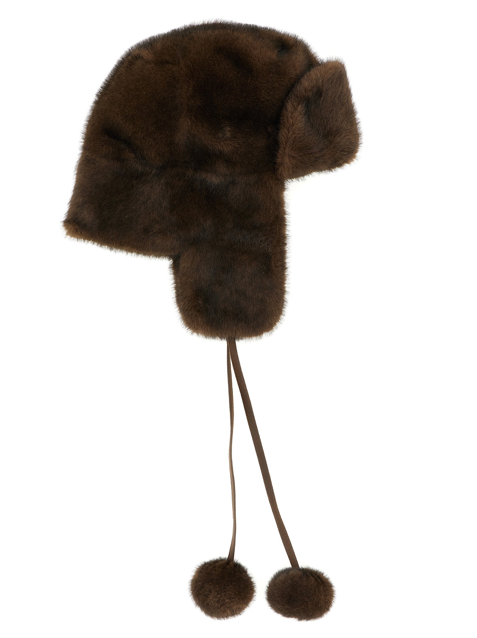 LOU ANDREA Brown Polyamide Ear Muffs
