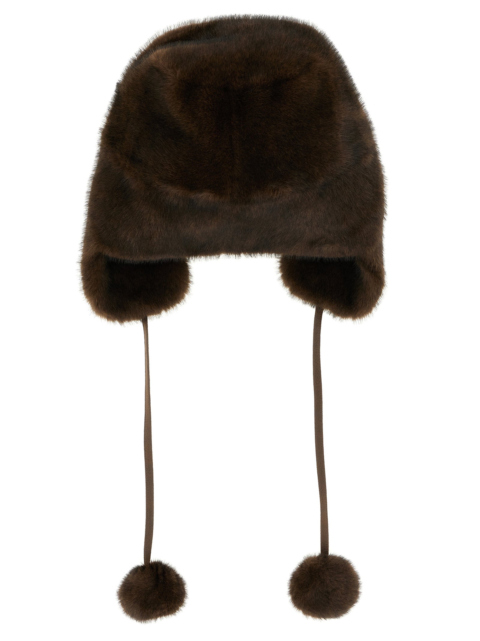 LOU ANDREA Brown Polyamide Ear Muffs