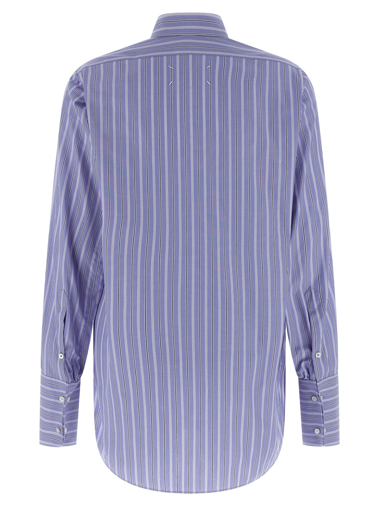 Maison Margiela Blue Cotton Blouse