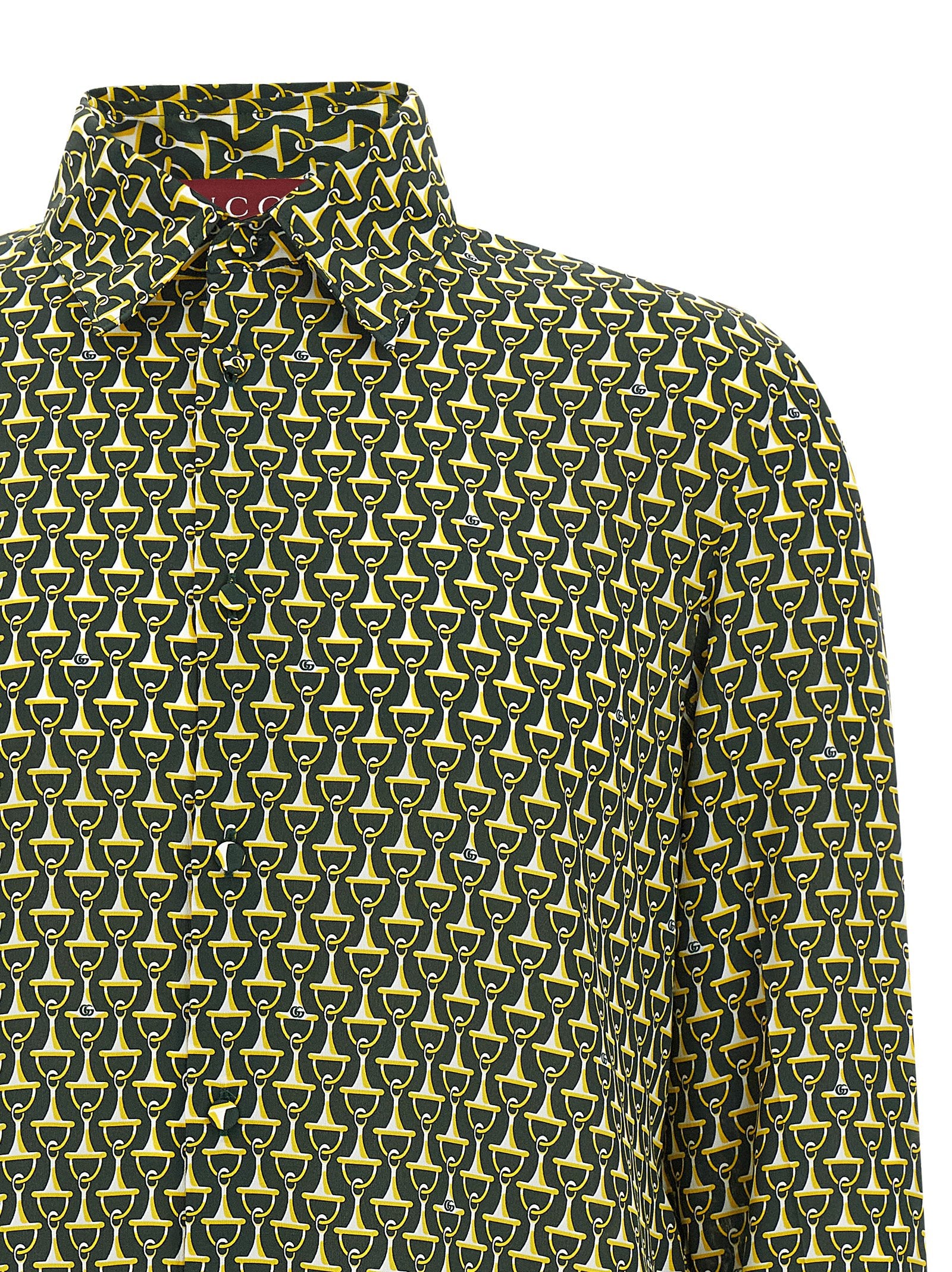 Gucci Bicolor Silk Blouse