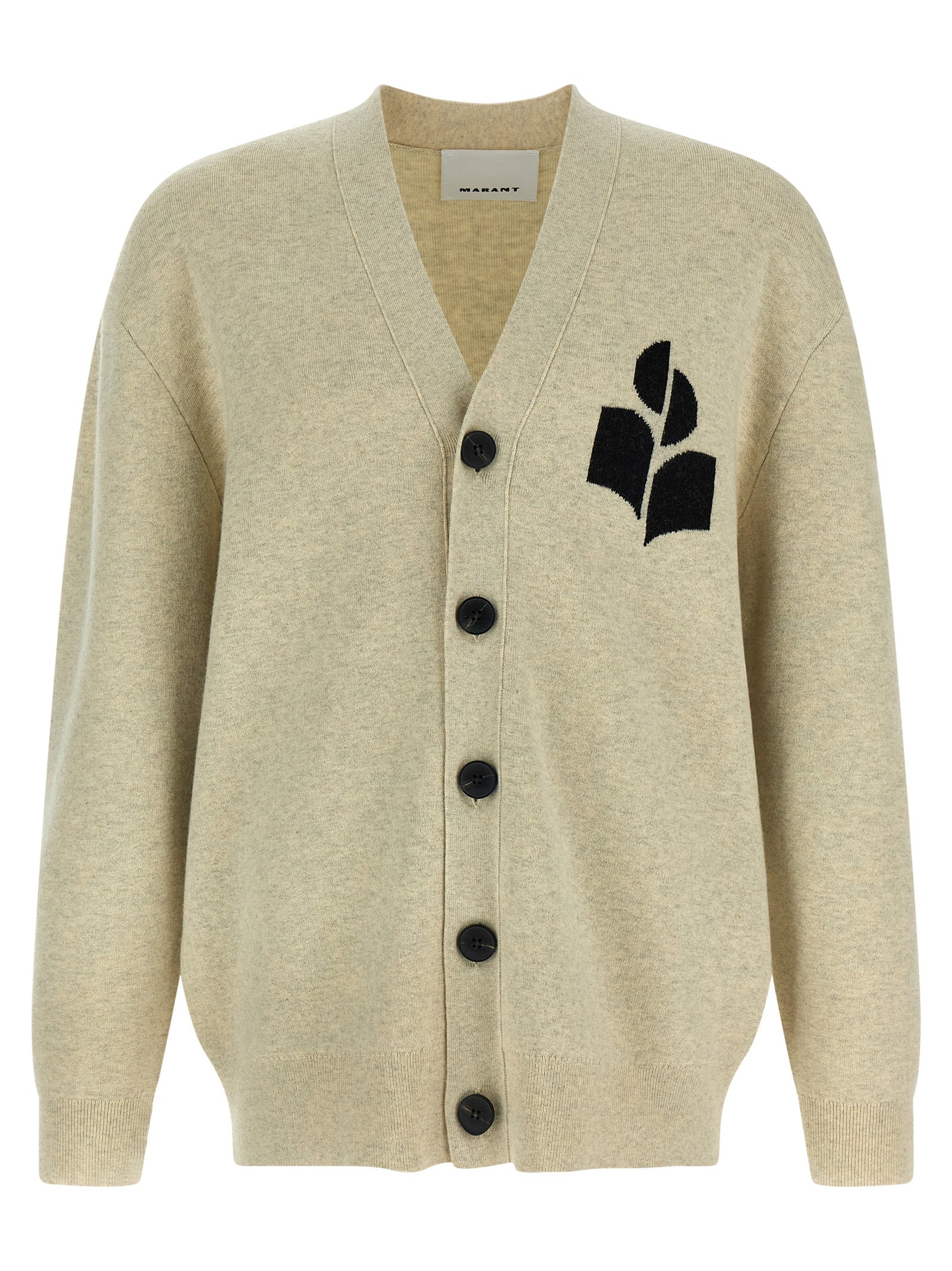 Isabel Marant Gray Cotton Cardigan