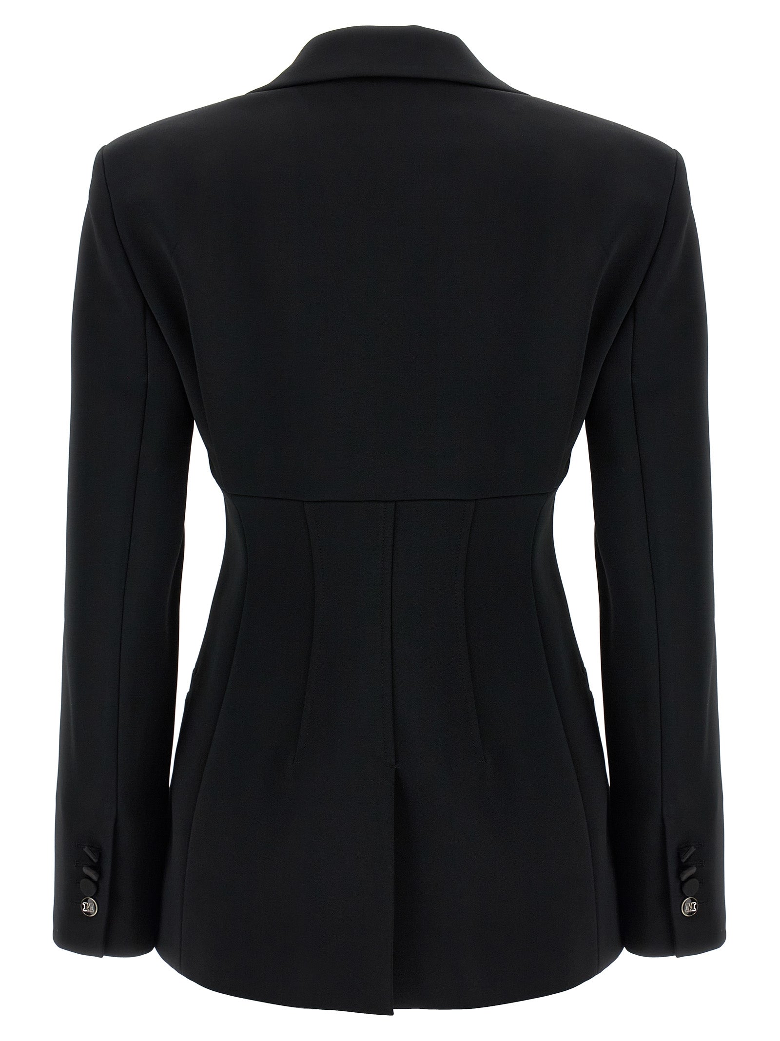 Max Mara Black Viscose Blazer