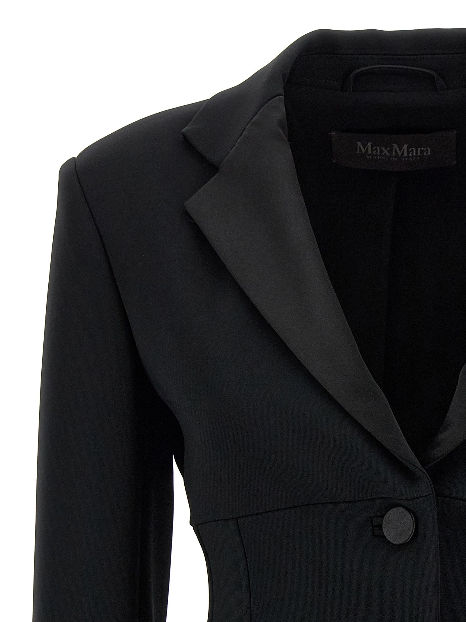 Max Mara Black Viscose Blazer