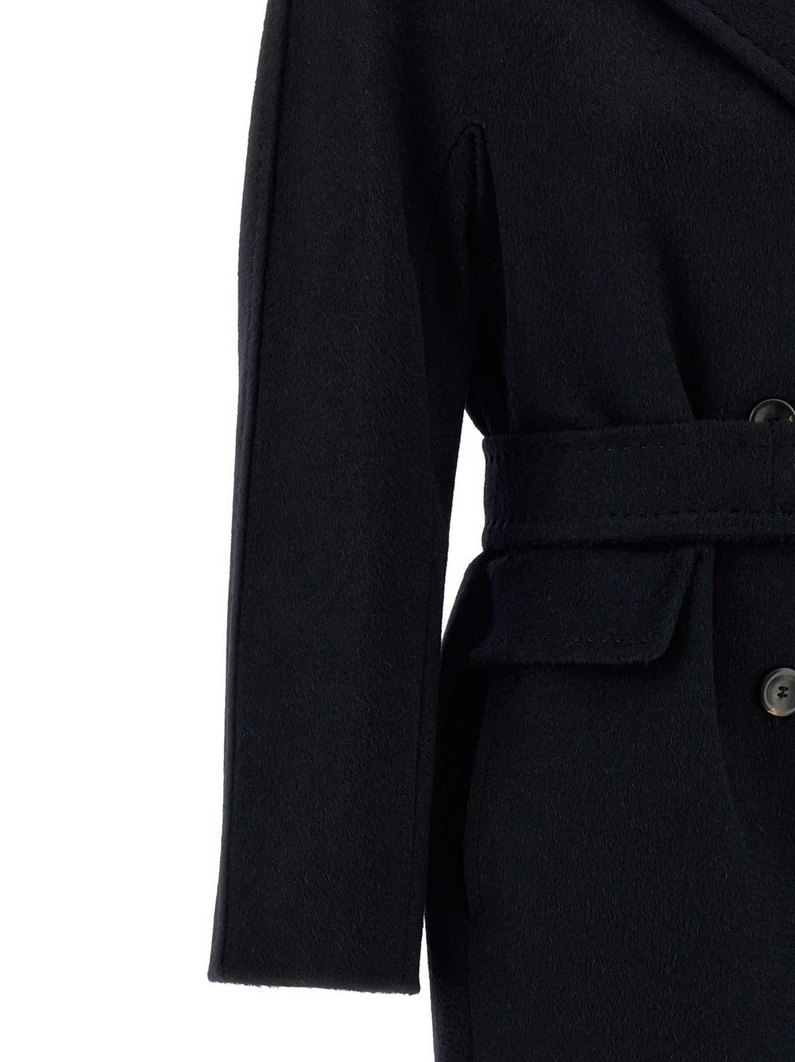 Max Mara Blue Cashmere Coat