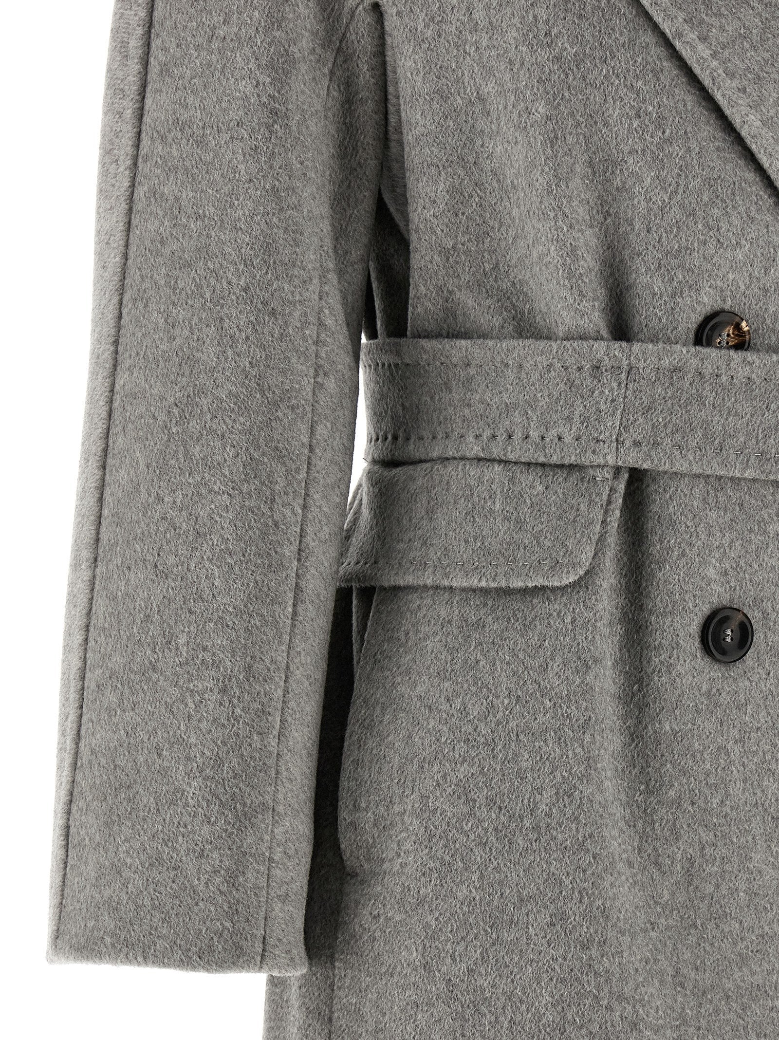 Max Mara Gray Cashmere Coat
