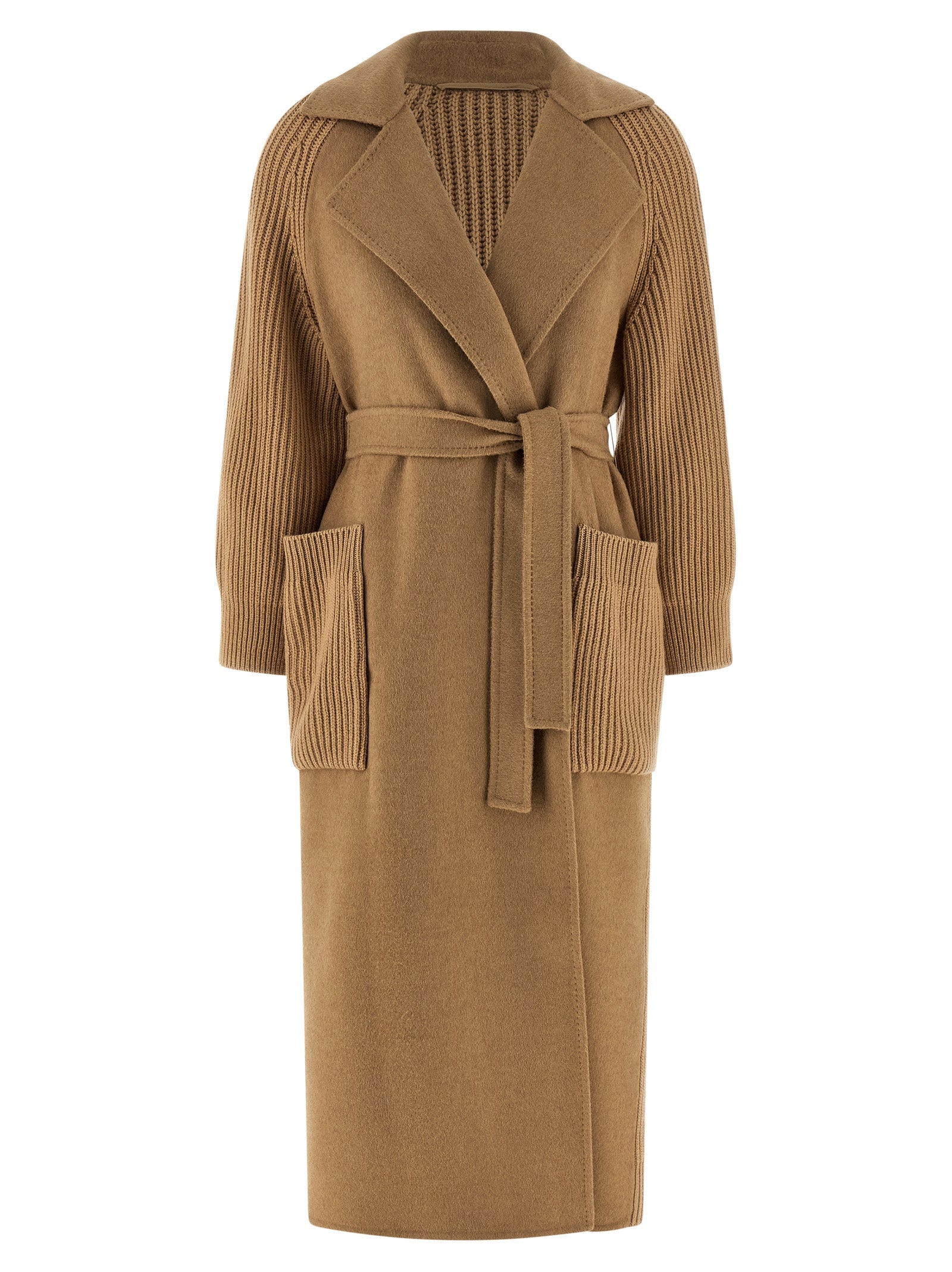 Max Mara Beige Wool Coat