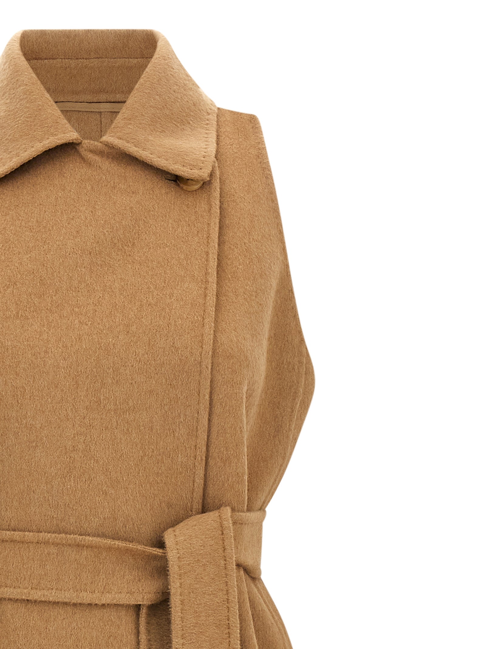 Max Mara Beige Wool Coat