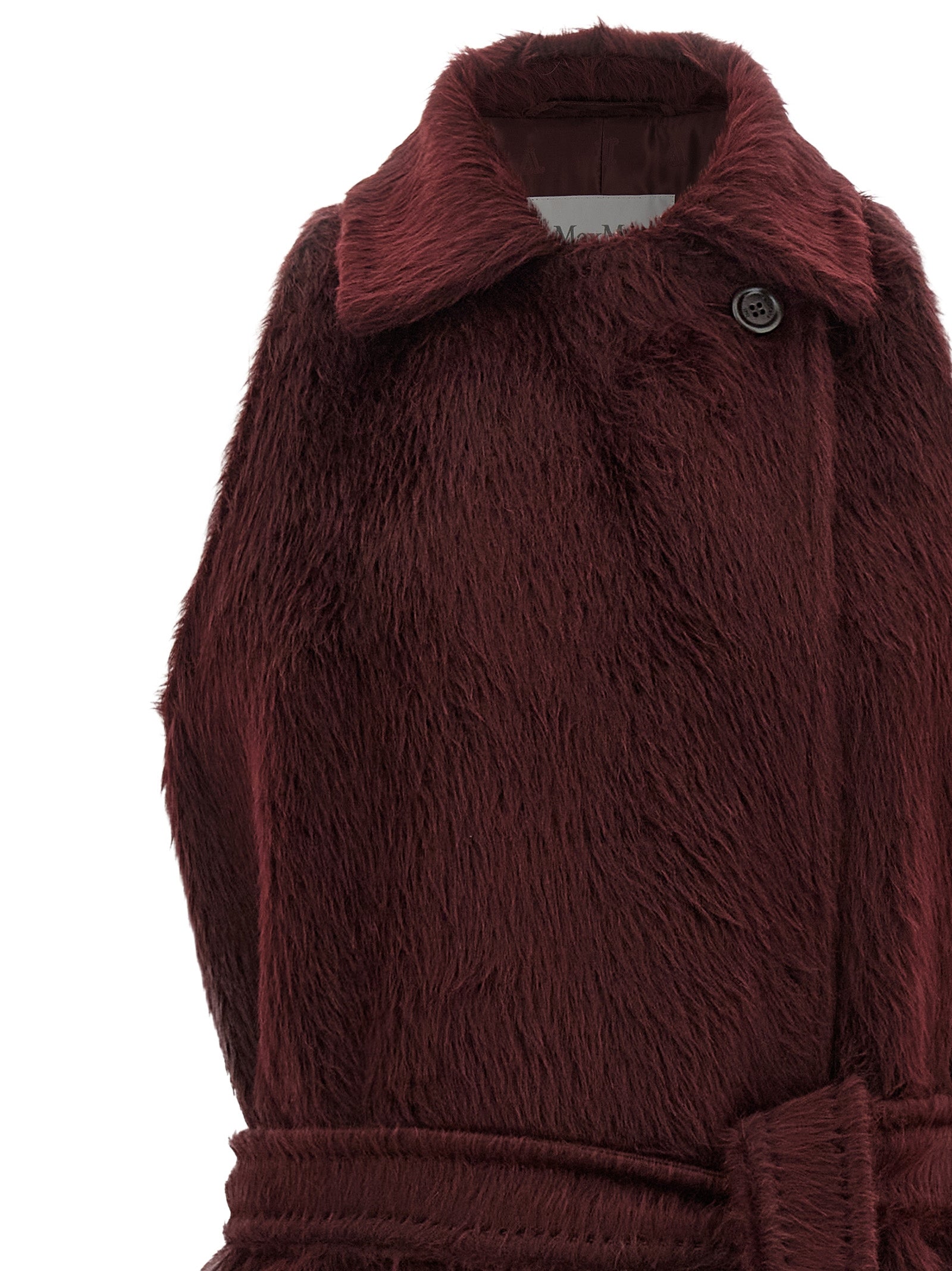 Max Mara Bordeaux Wool Coat