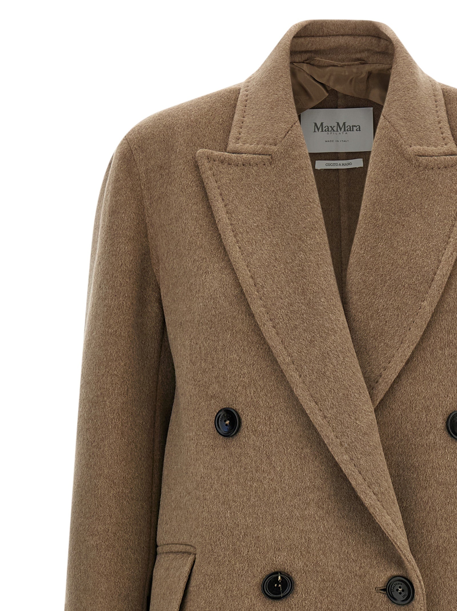 Max Mara Beige Cashmere Coat