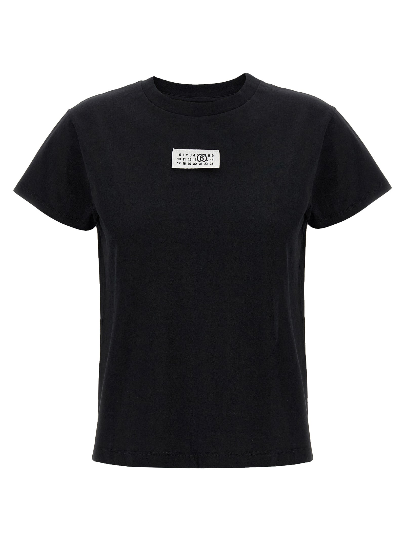 MM6 Maison Margiela Black Cotton T-Shirt
