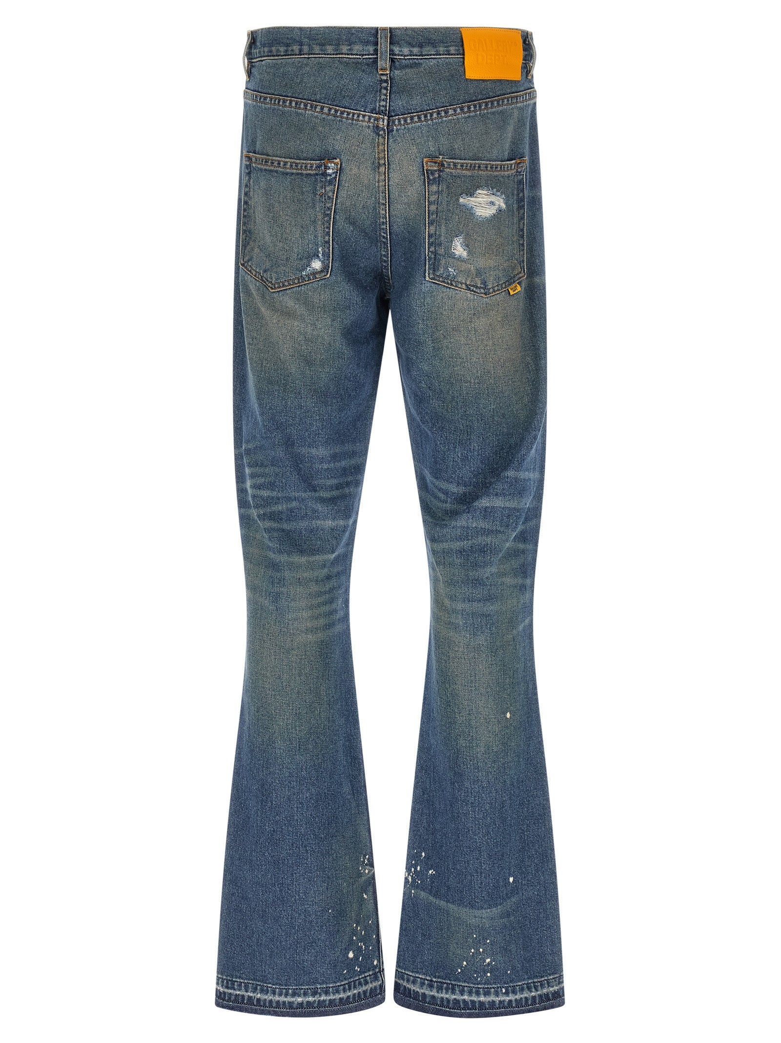 GALLERY DEPT. Blue Cotton Flared Jeans