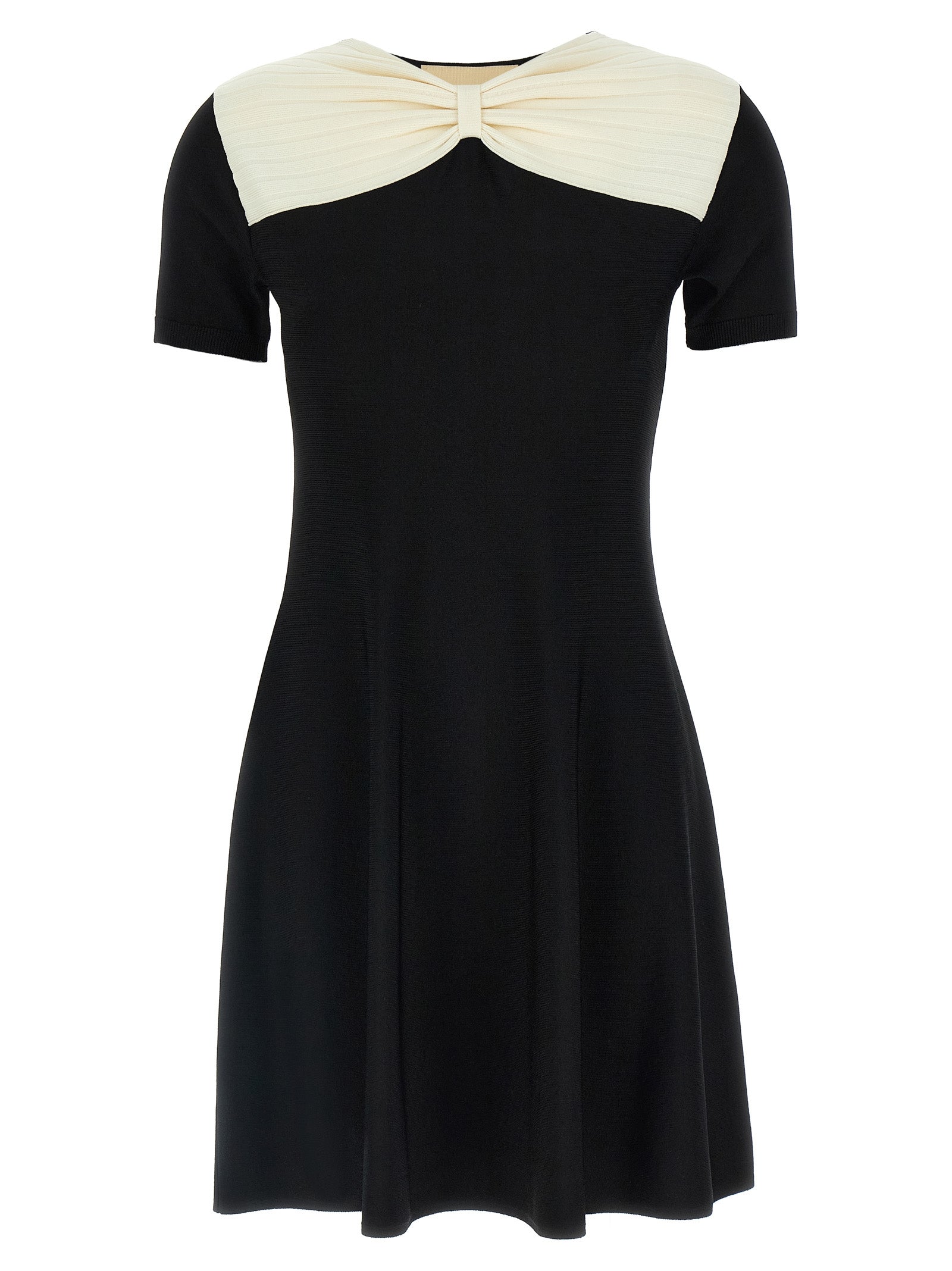 Valentino Garavani Black Viscose Short Dress