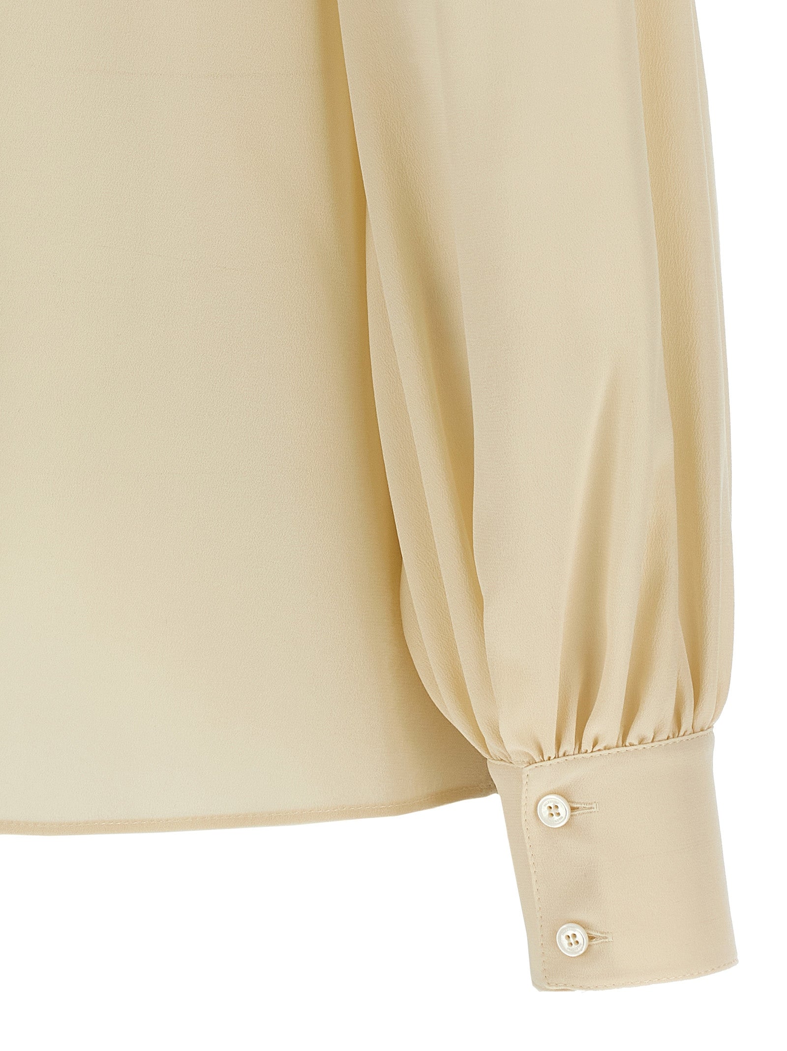 Valentino Garavani Beige Silk Blouse