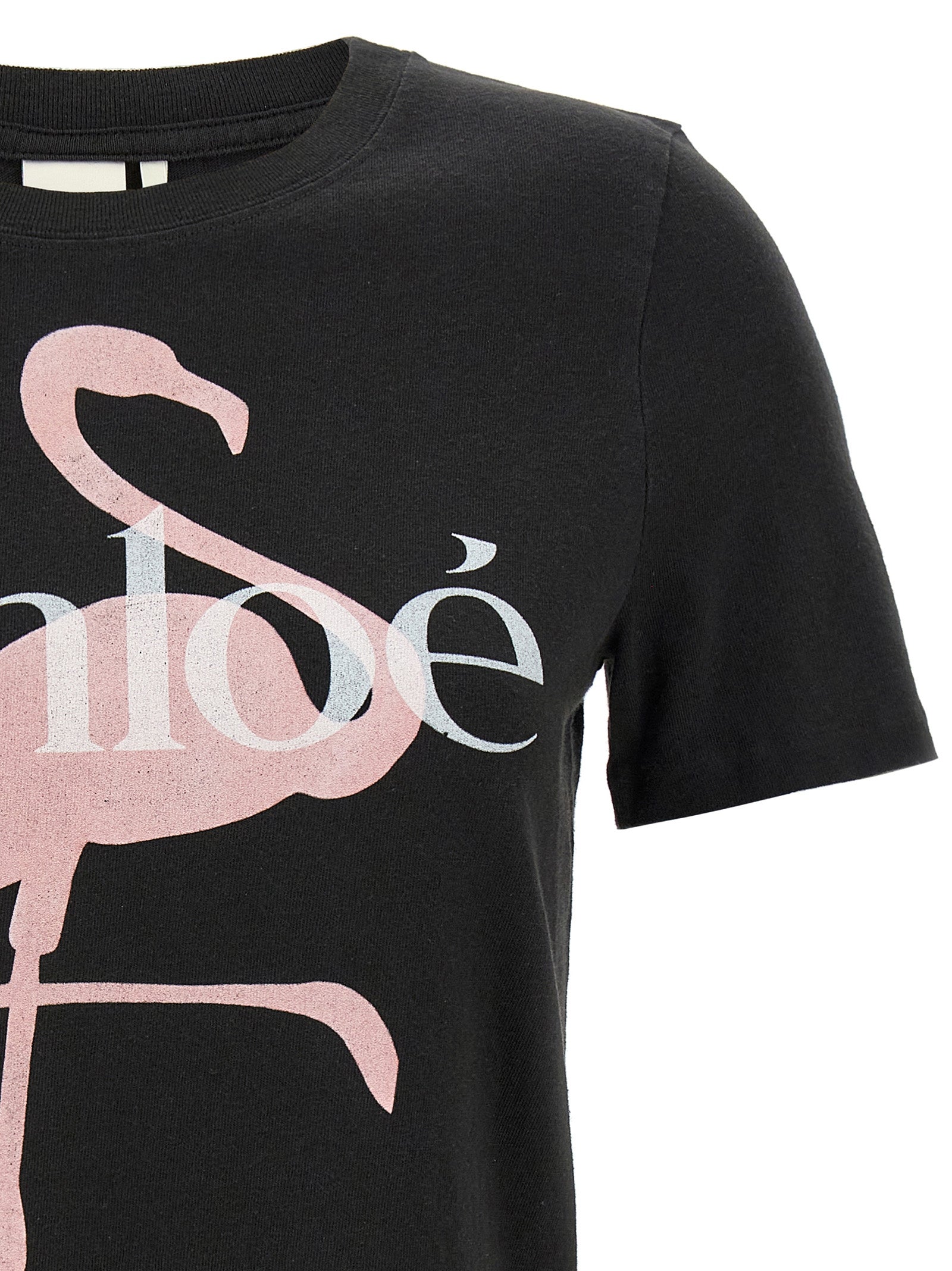 Chloé Black Cotton T-Shirt