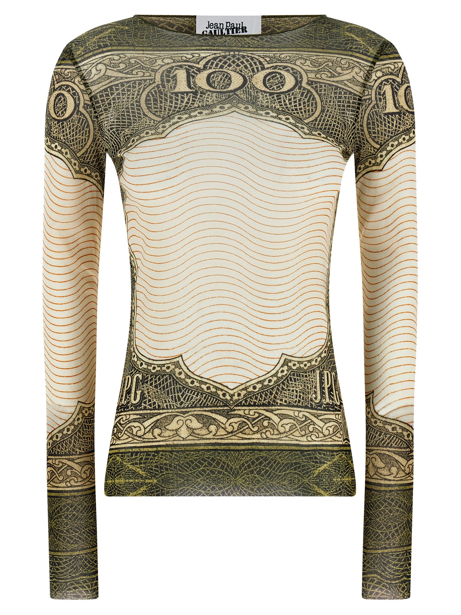 Jean Paul Gaultier Multicolor Polyamide Long Sleeve T-Shirt