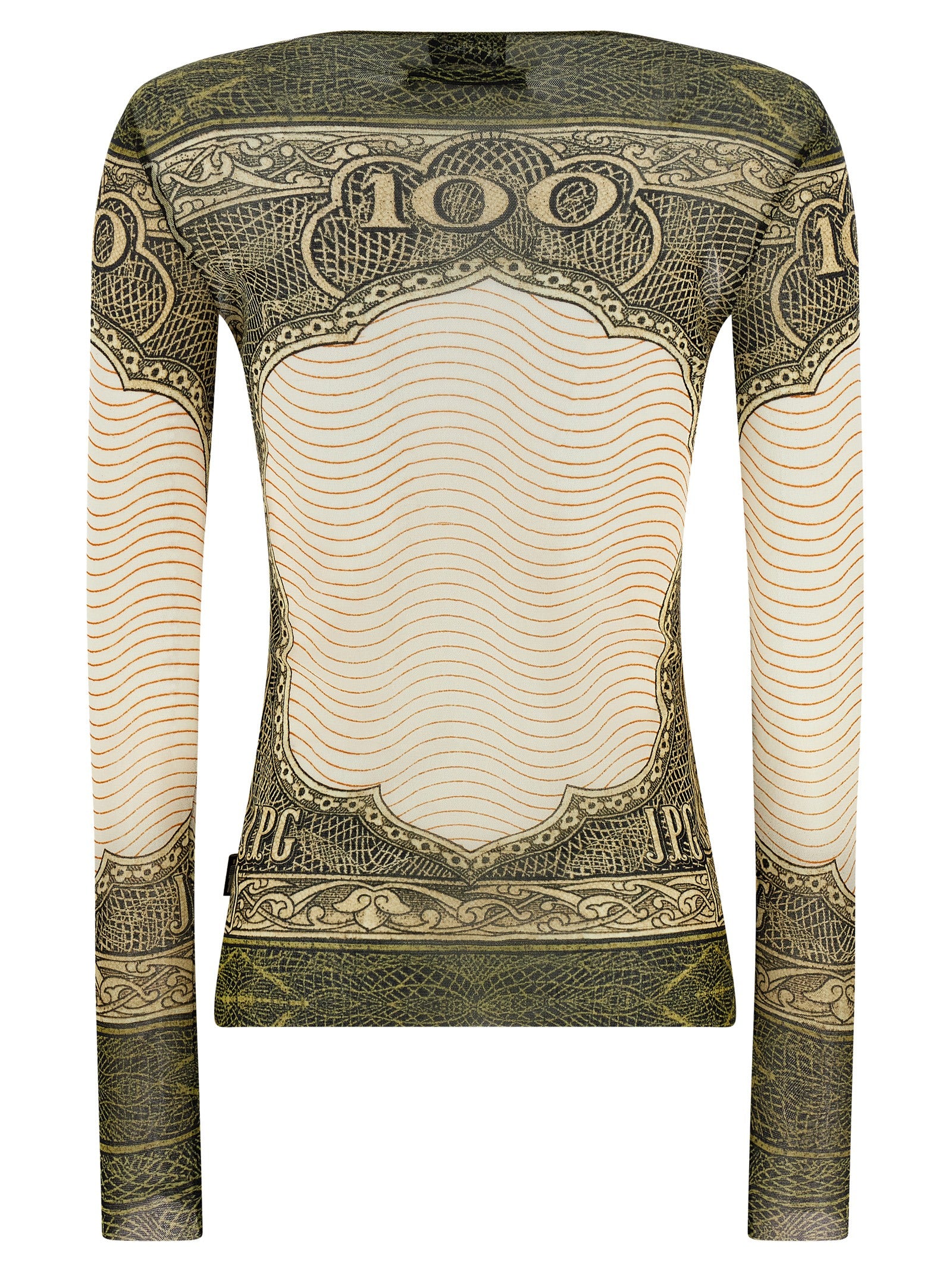 Jean Paul Gaultier Multicolor Polyamide Long Sleeve T-Shirt