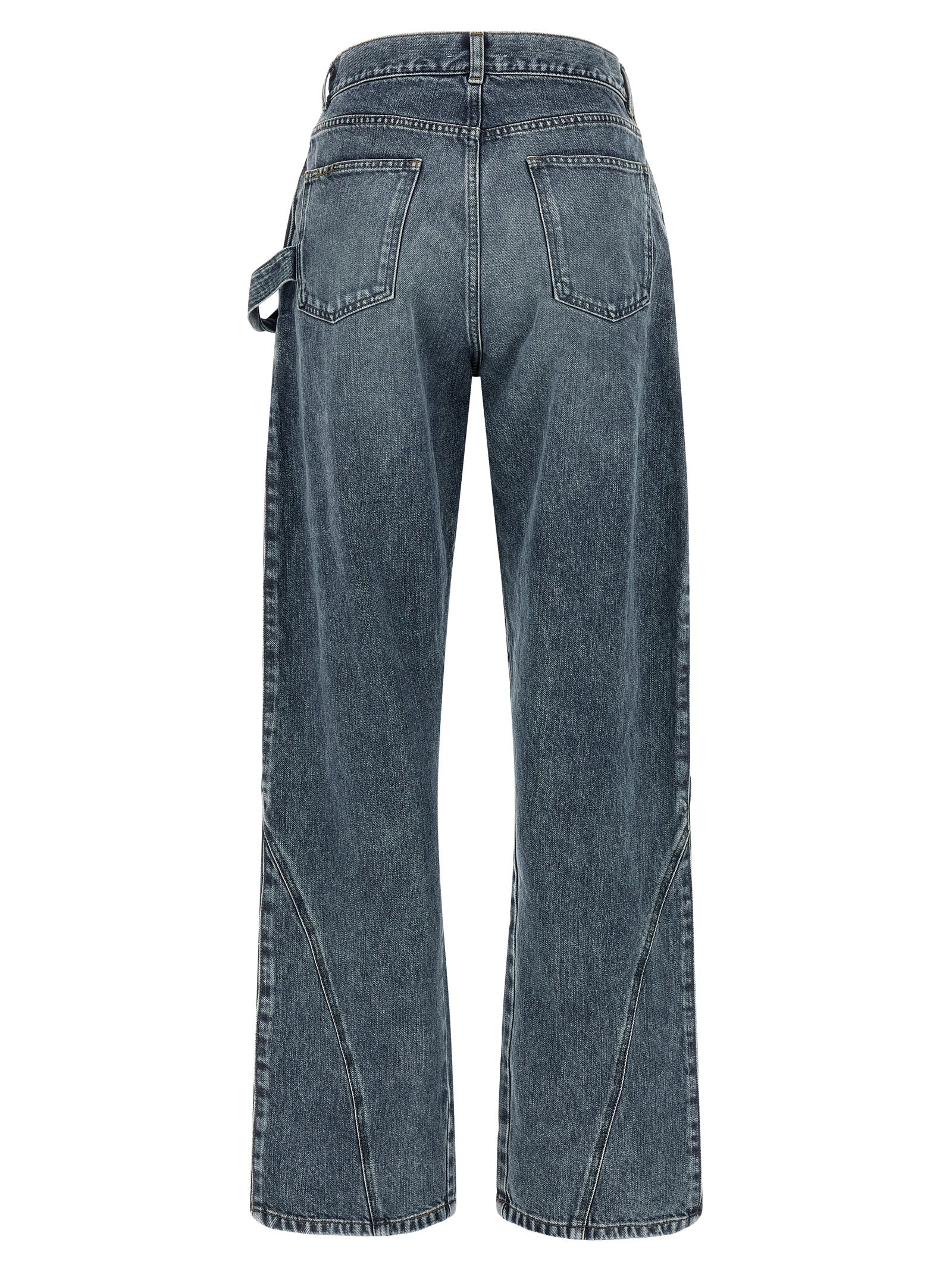 J.W.Anderson Blue Cotton Jeans Denim