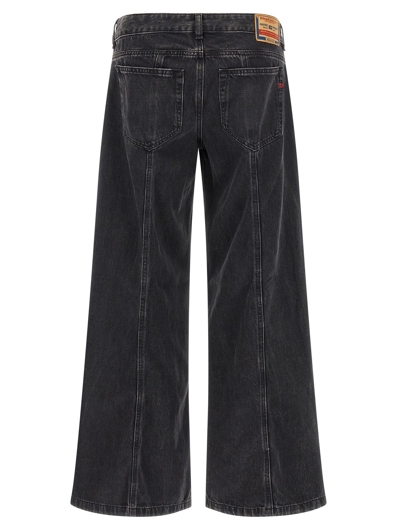 Diesel Black Cotton Jeans Denim
